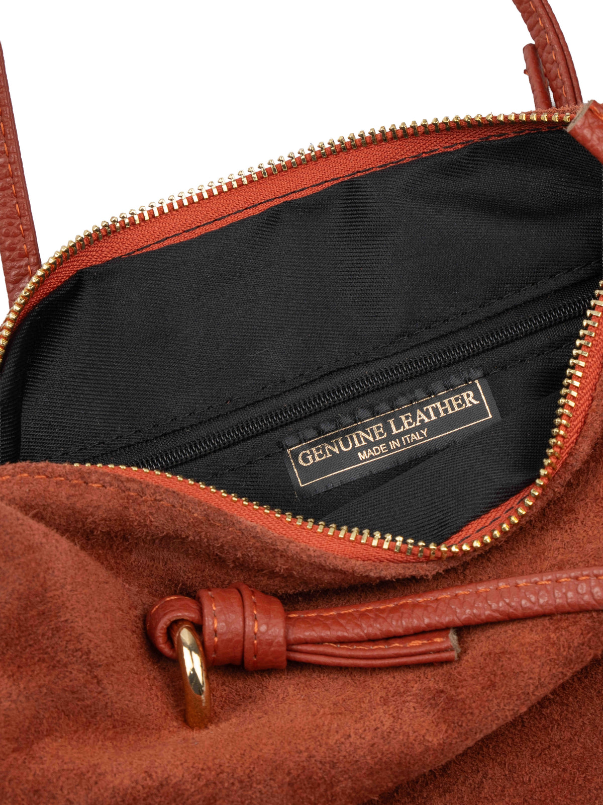 Shoulder Bag with Knotted Handles