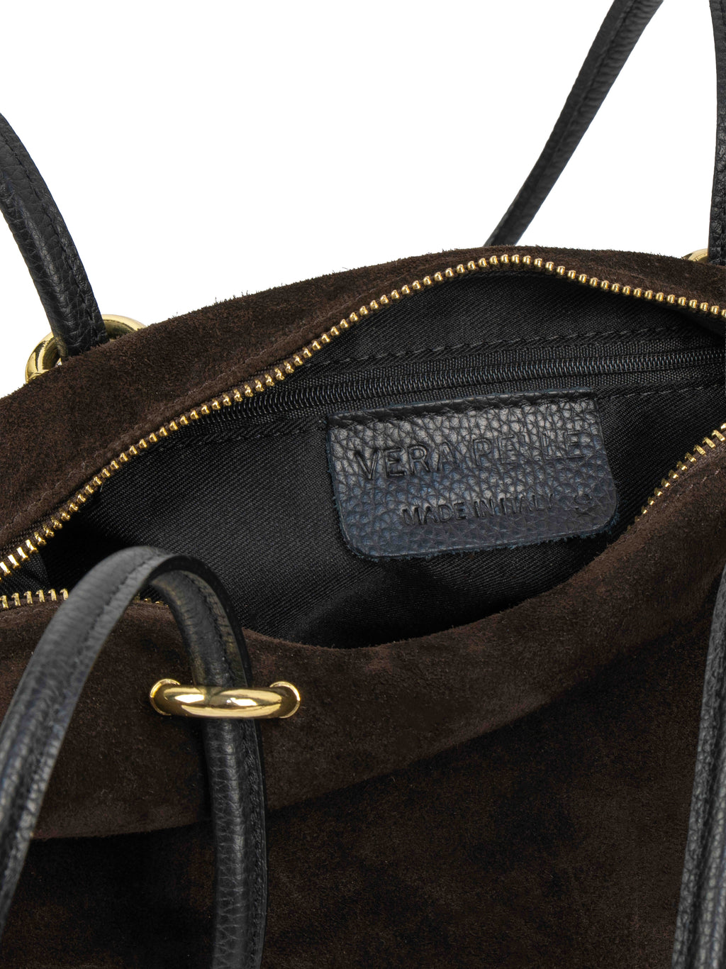Structured Zip Shoulder Bag