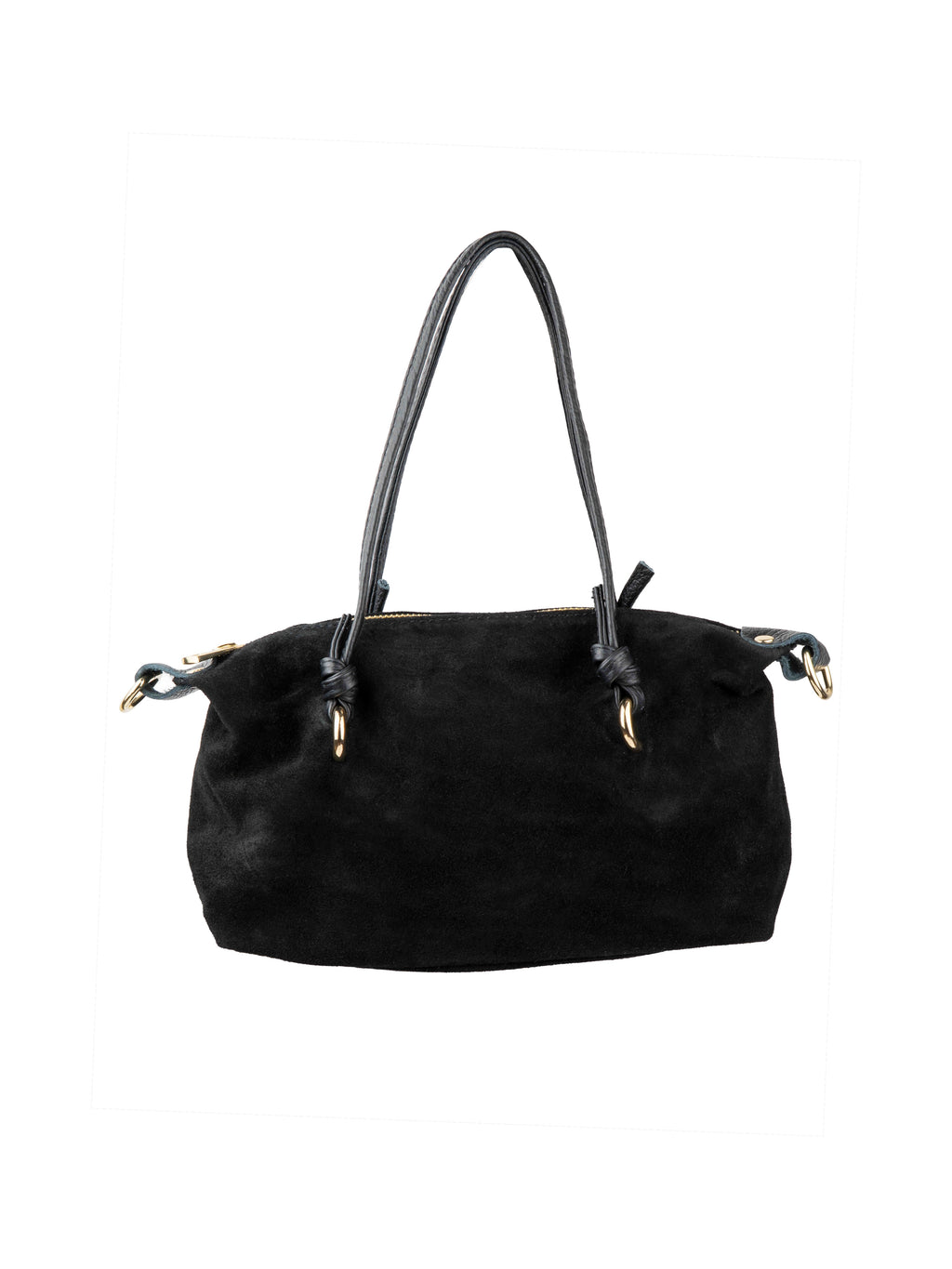 Shoulder Bag with Knotted Handles