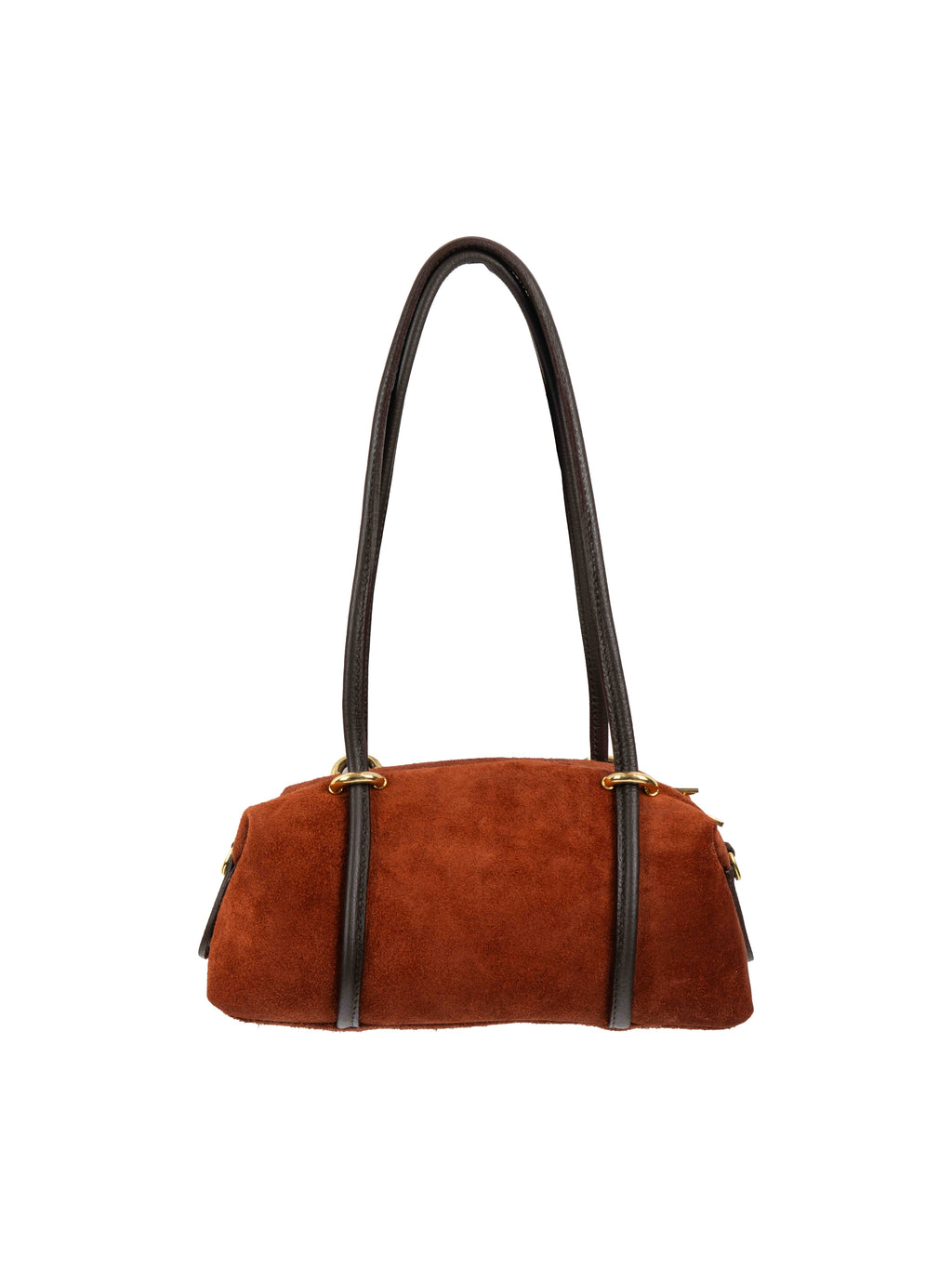 Structured Zip Shoulder Bag