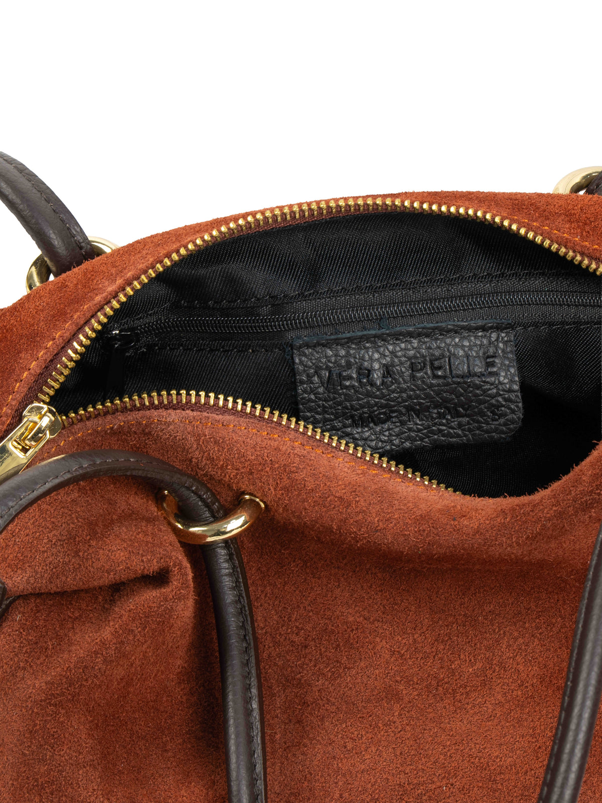 Structured Zip Shoulder Bag