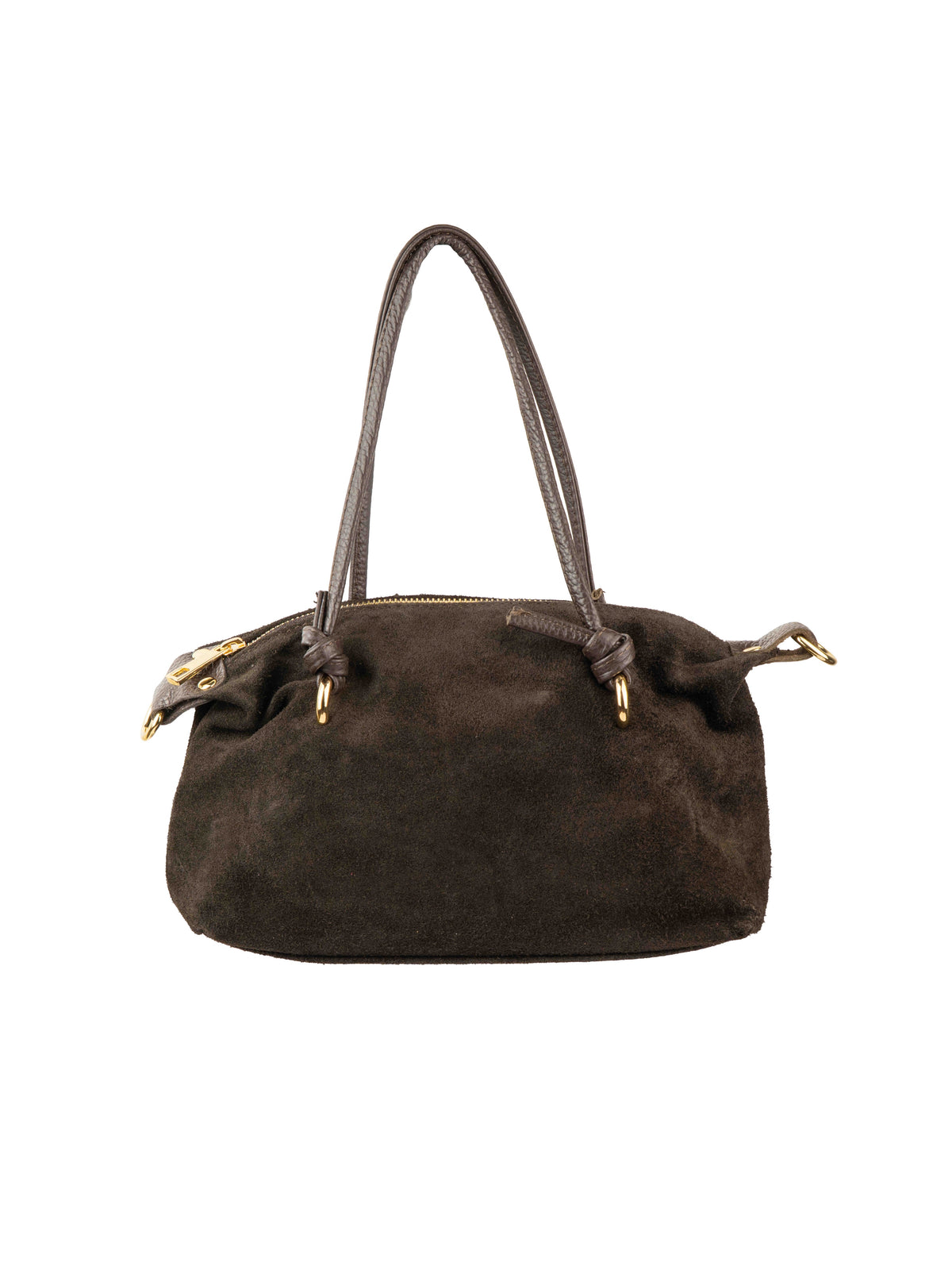 Shoulder Bag with Knotted Handles