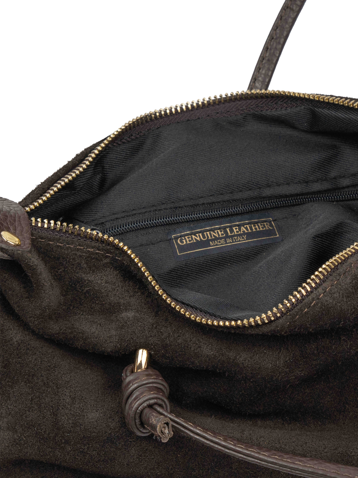 Shoulder Bag with Knotted Handles