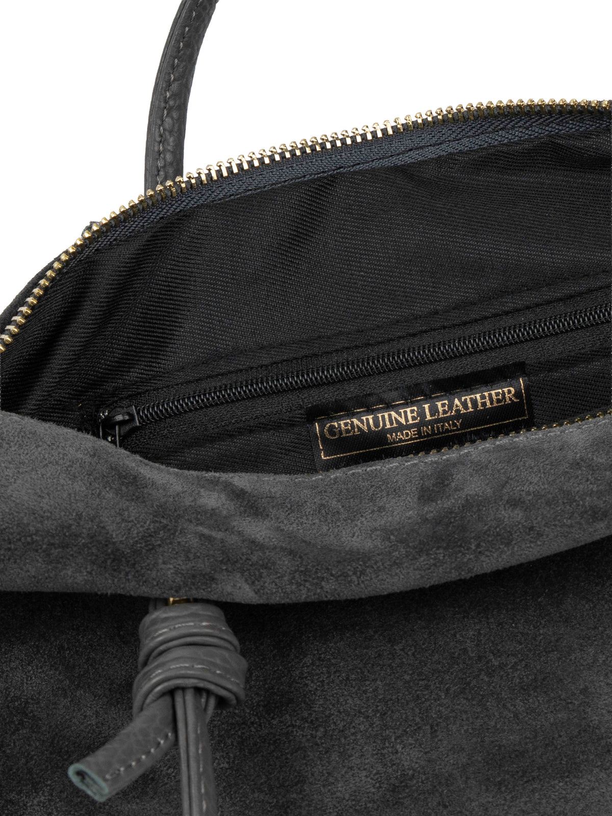 Shoulder Bag with Knotted Handles