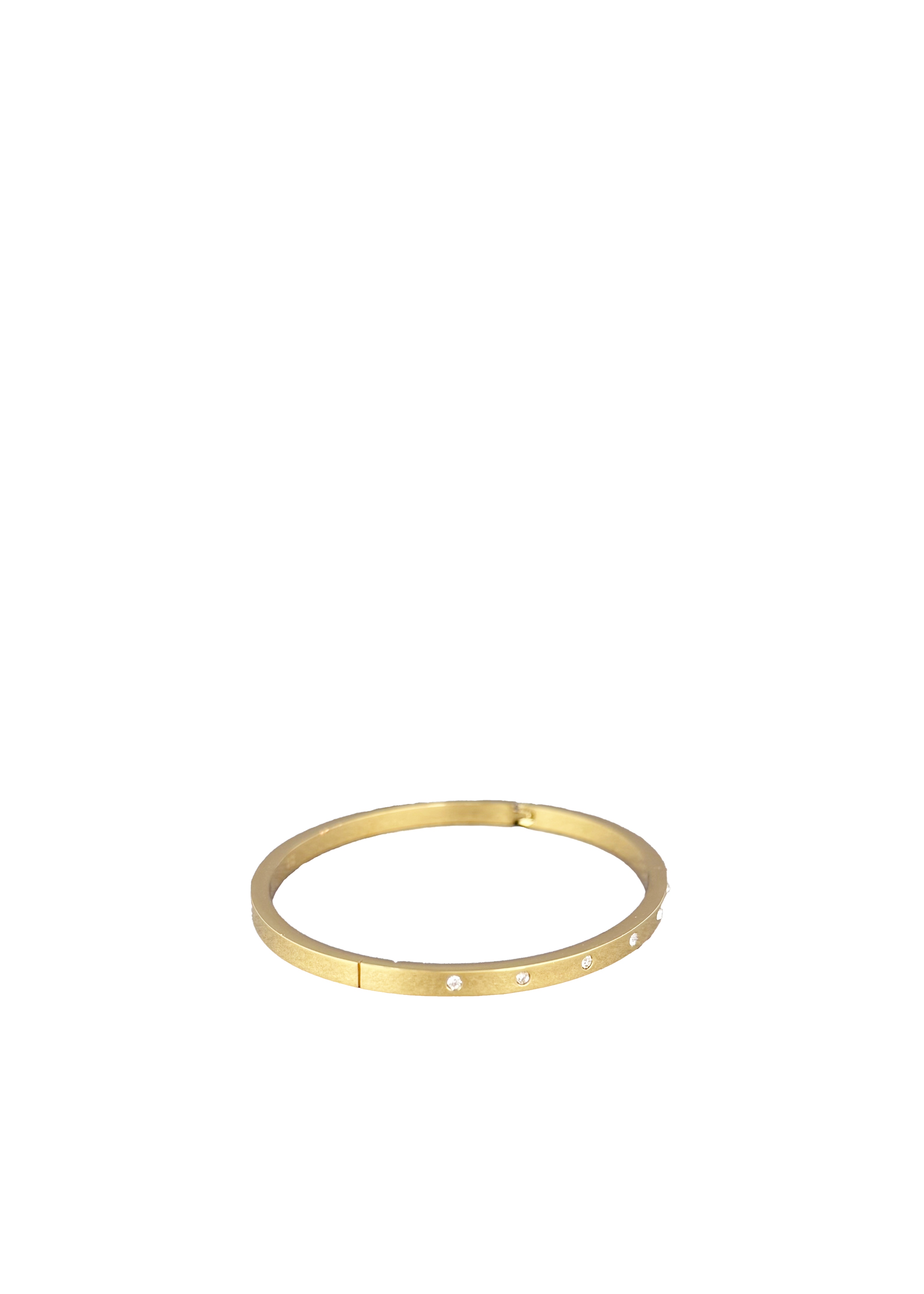 Thin Bangle With Crystals