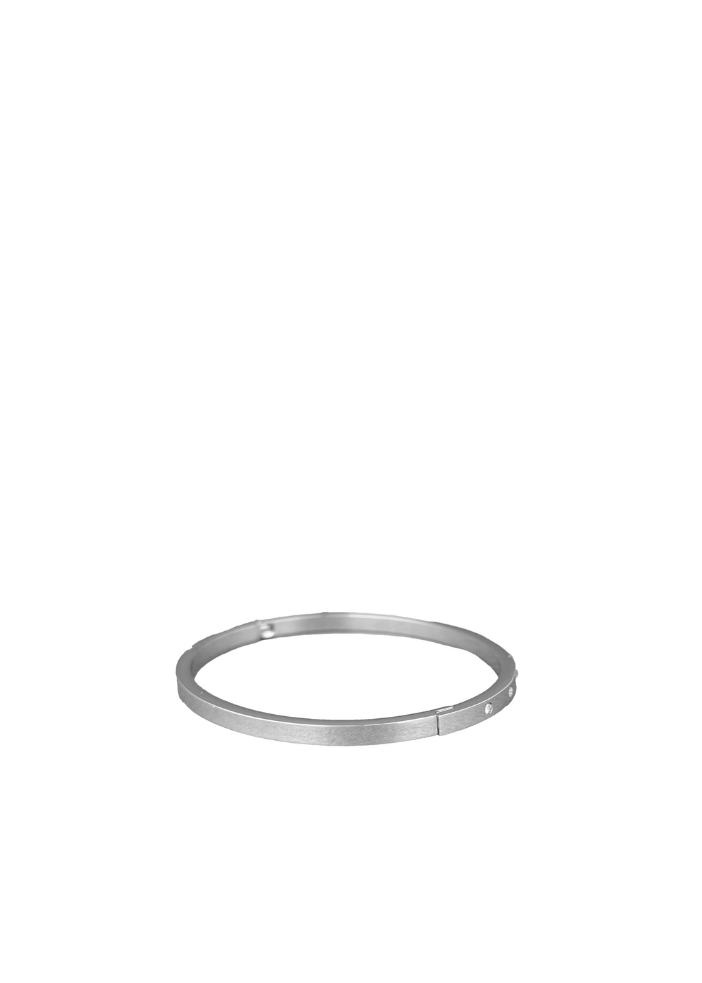 Thin Bangle With Crystals
