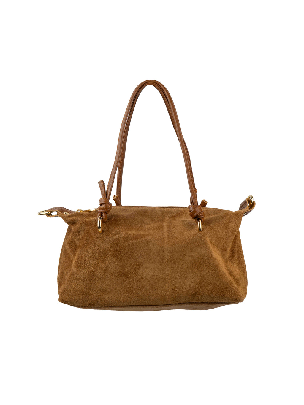 Shoulder Bag with Knotted Handles