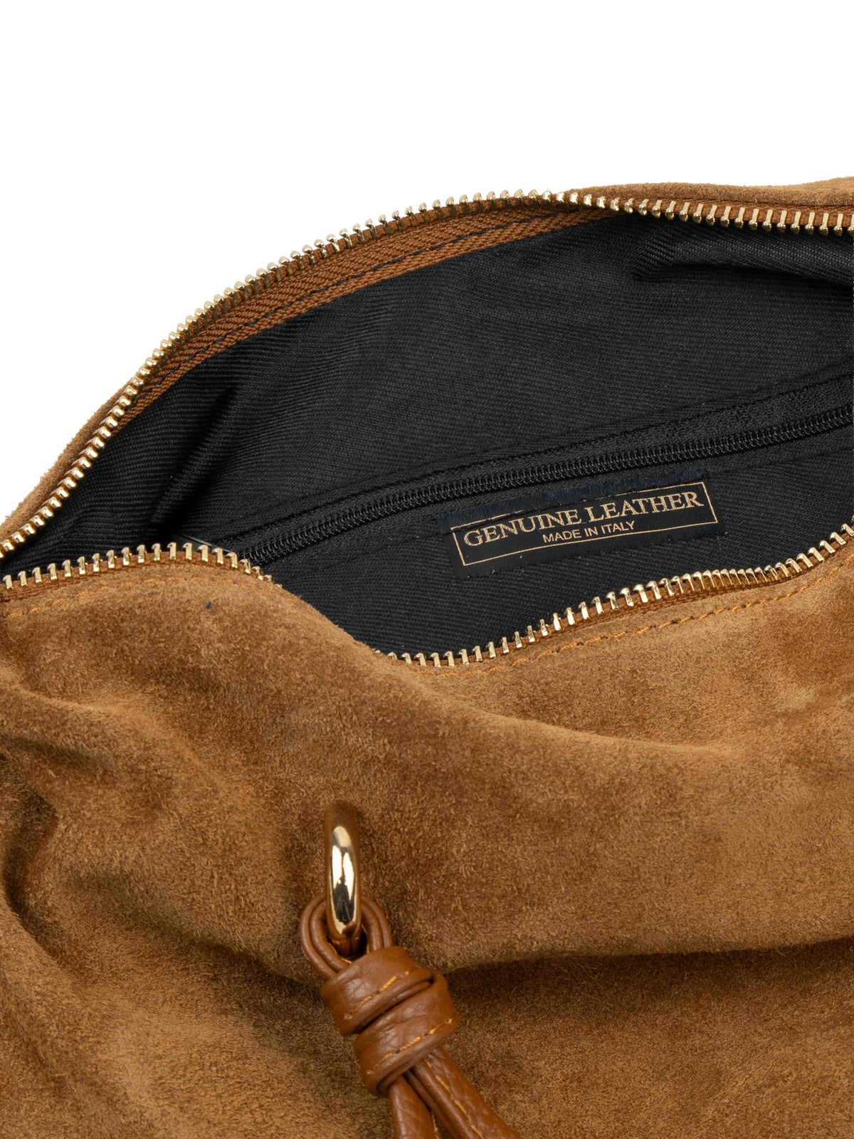 Shoulder Bag with Knotted Handles