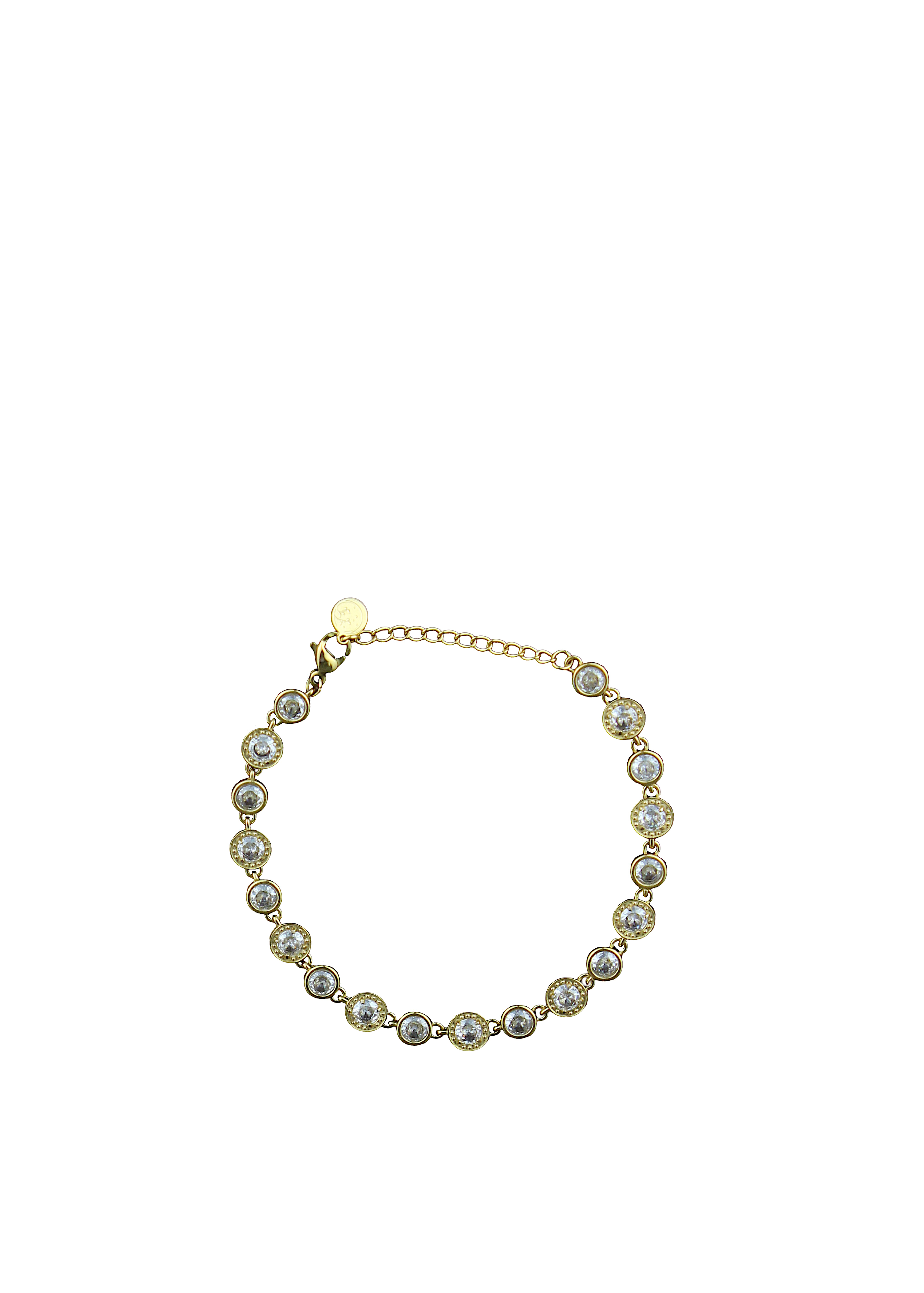 Double Halo Statement Bracelet