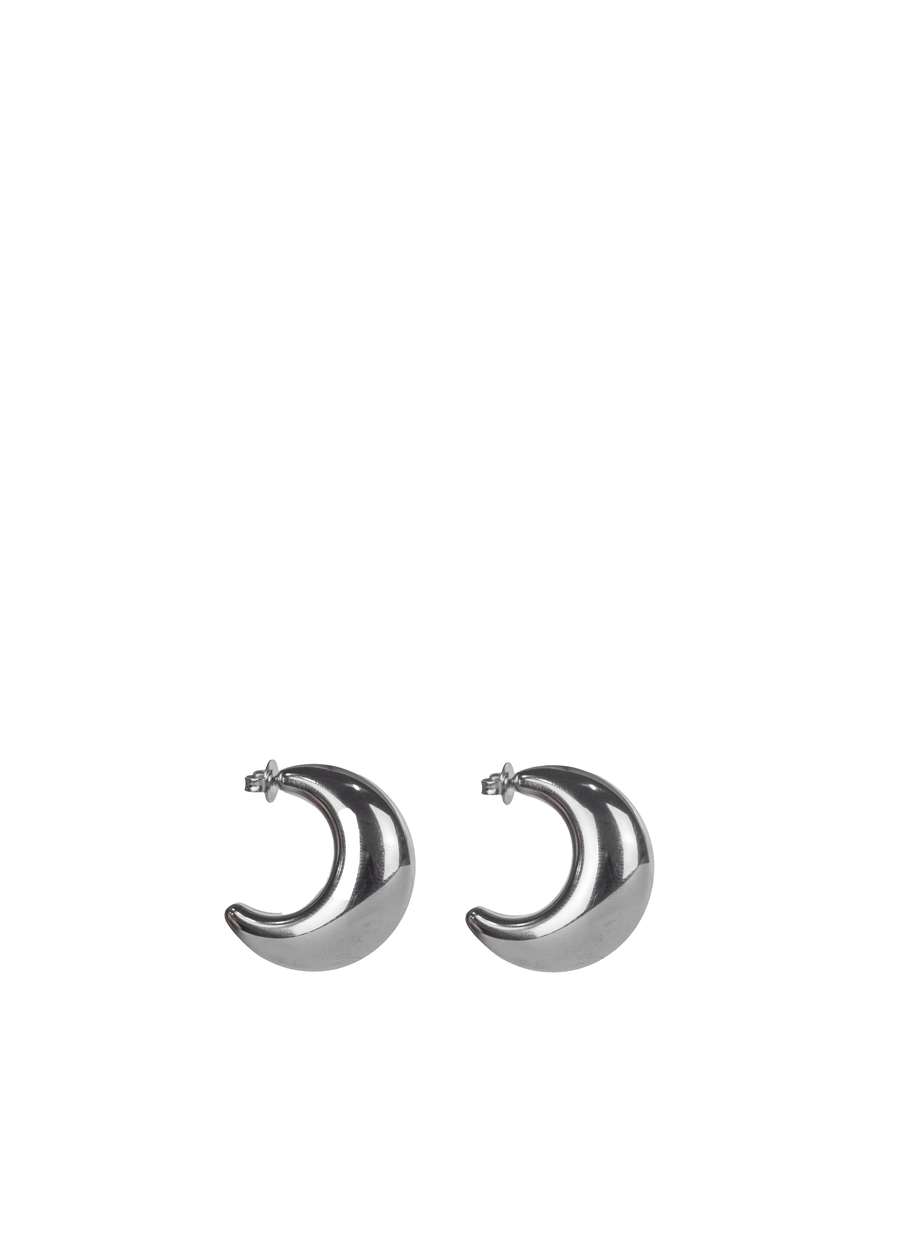 Crescent Hoop Earrings