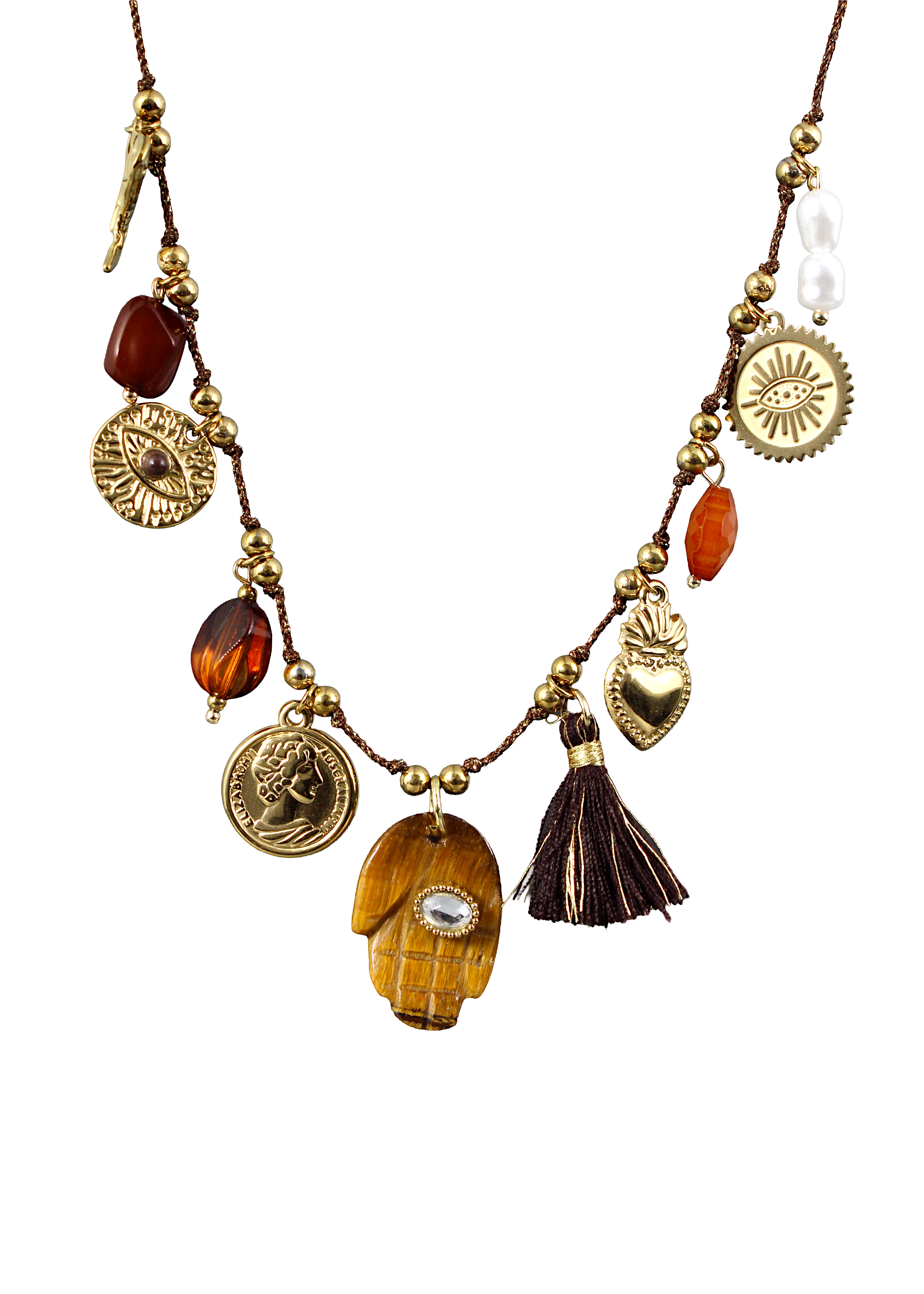 Boho Mixed Charms Necklace