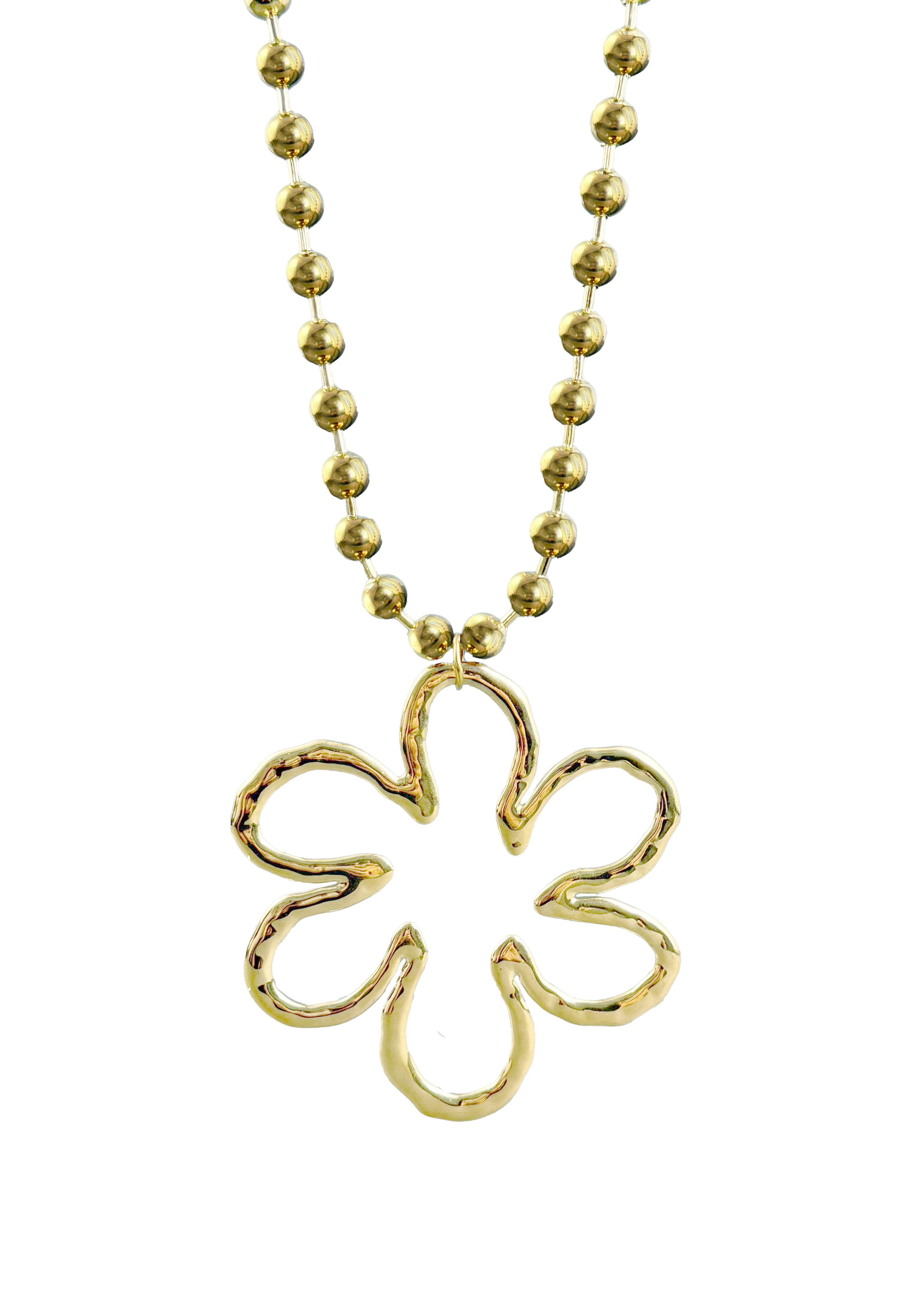 Flower Bold Beaded Chain