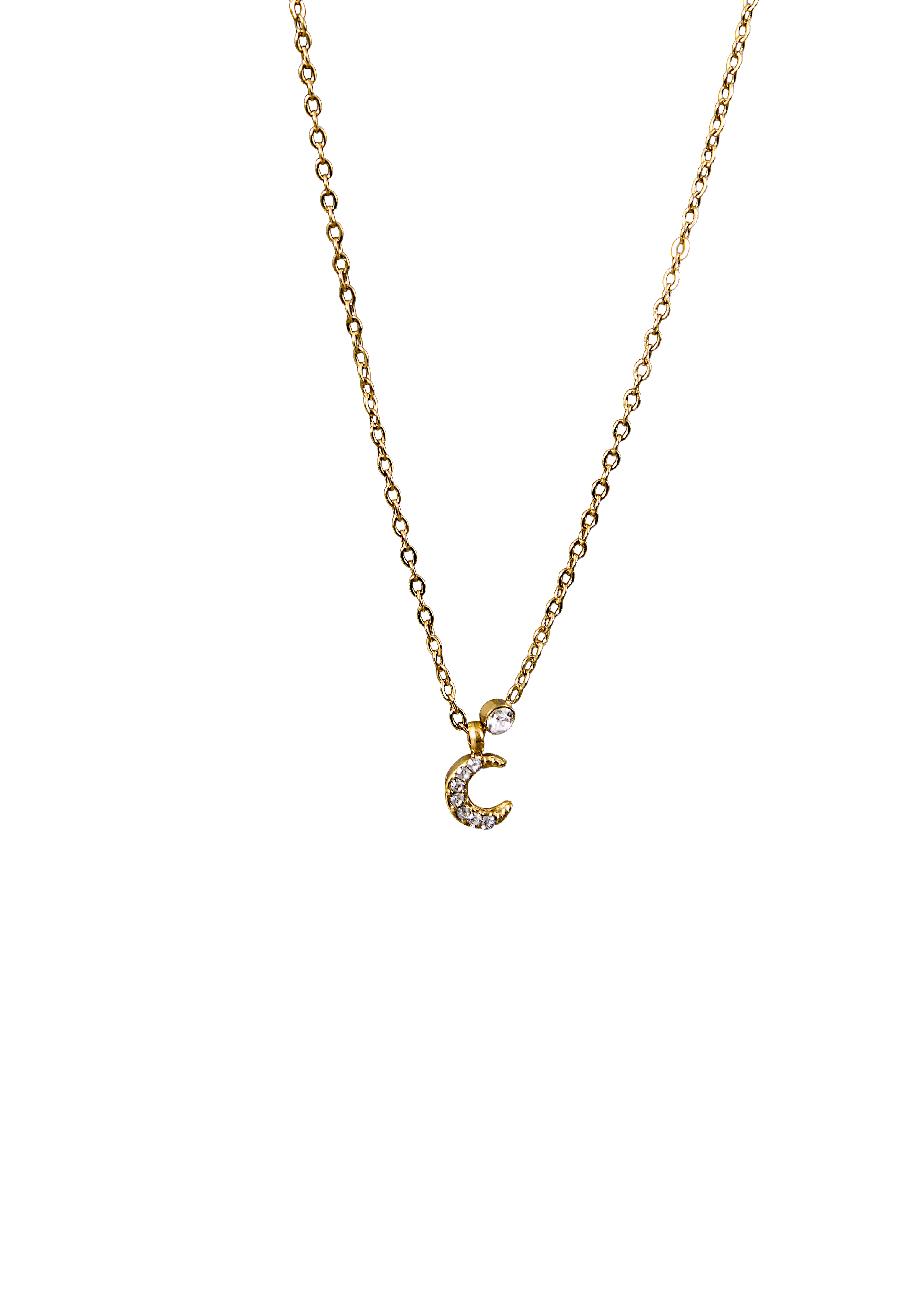 Crystal Moon Necklace