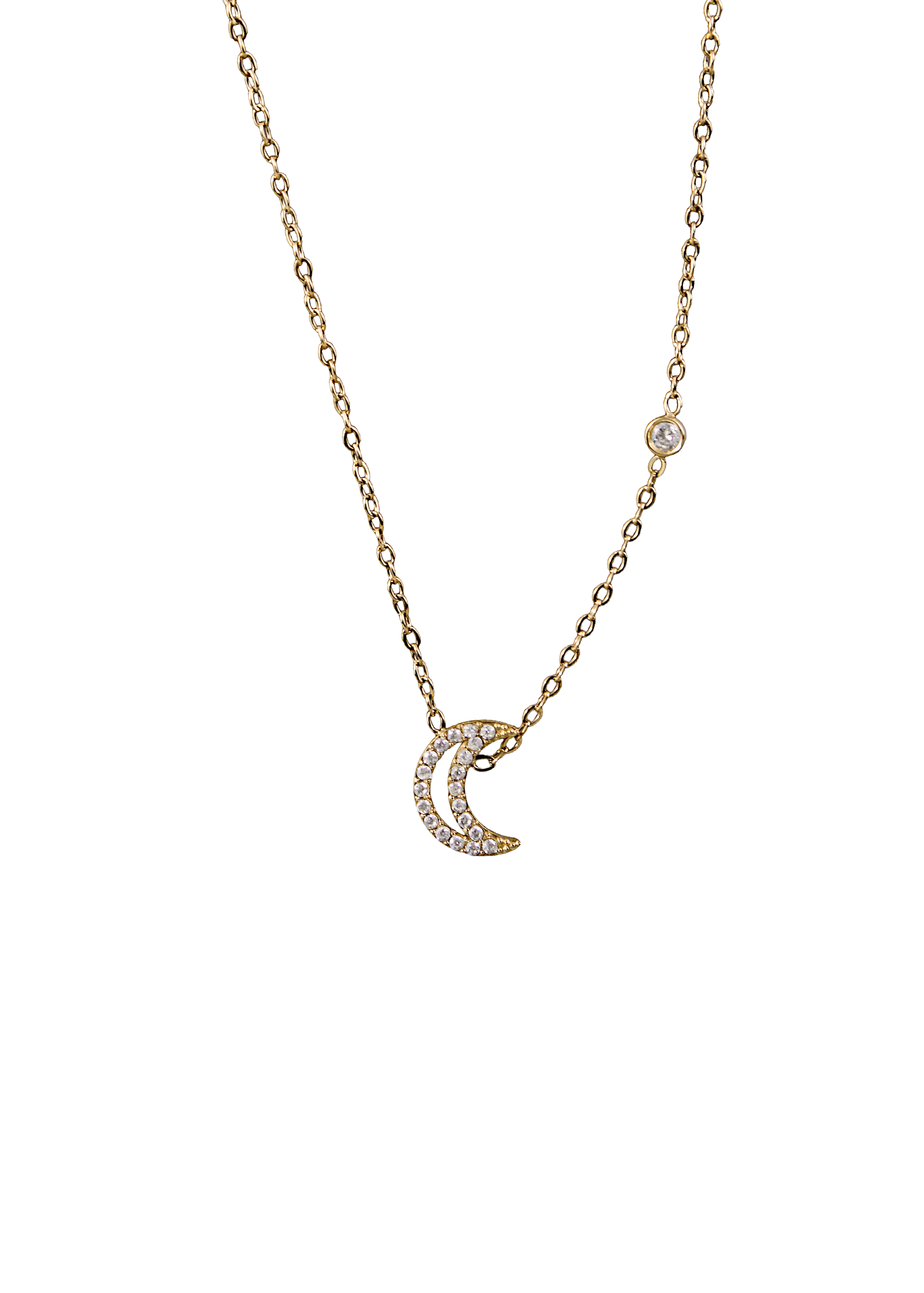 Crystal Moon Necklace