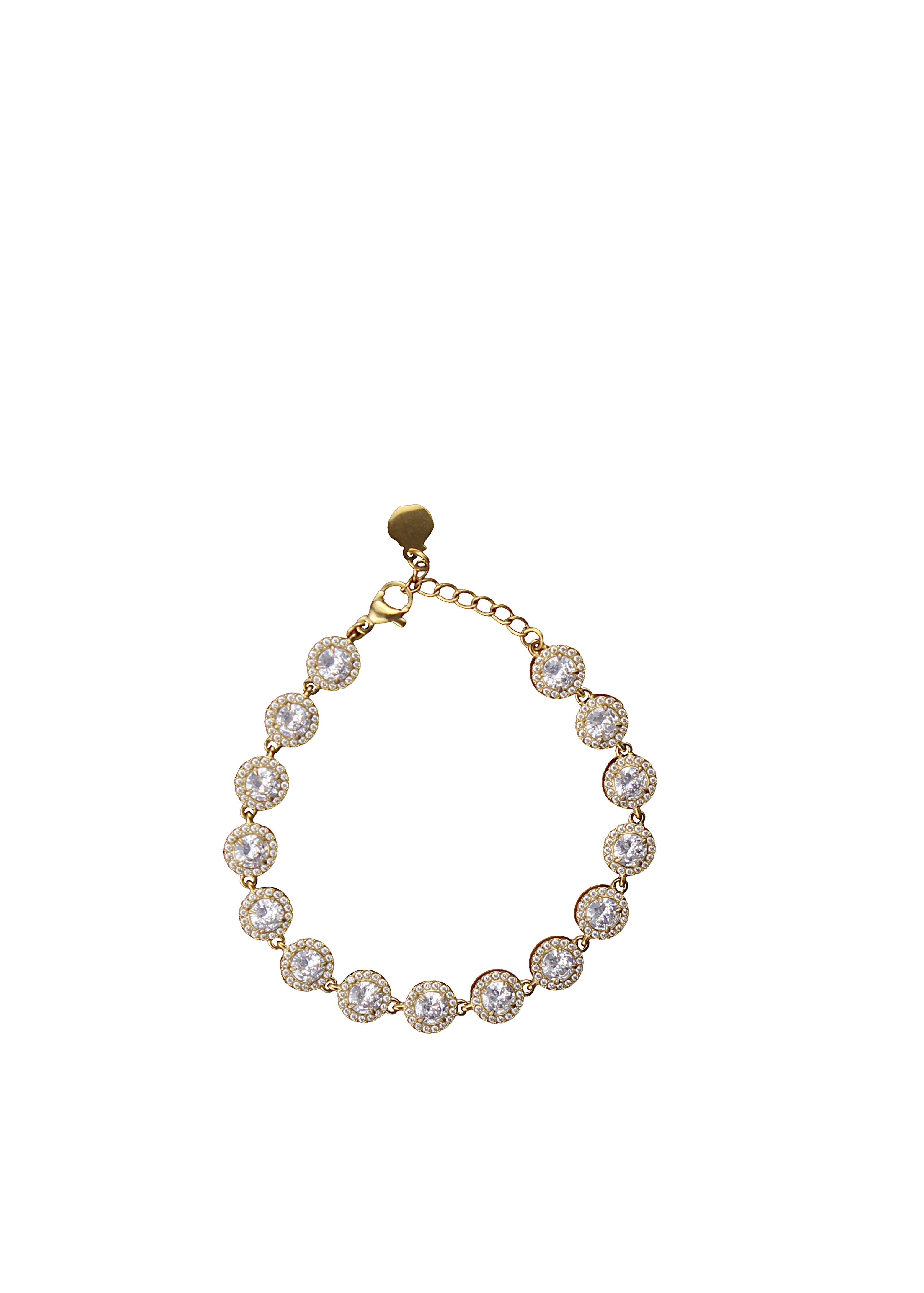 Luxe Halo Tennis Bracelet