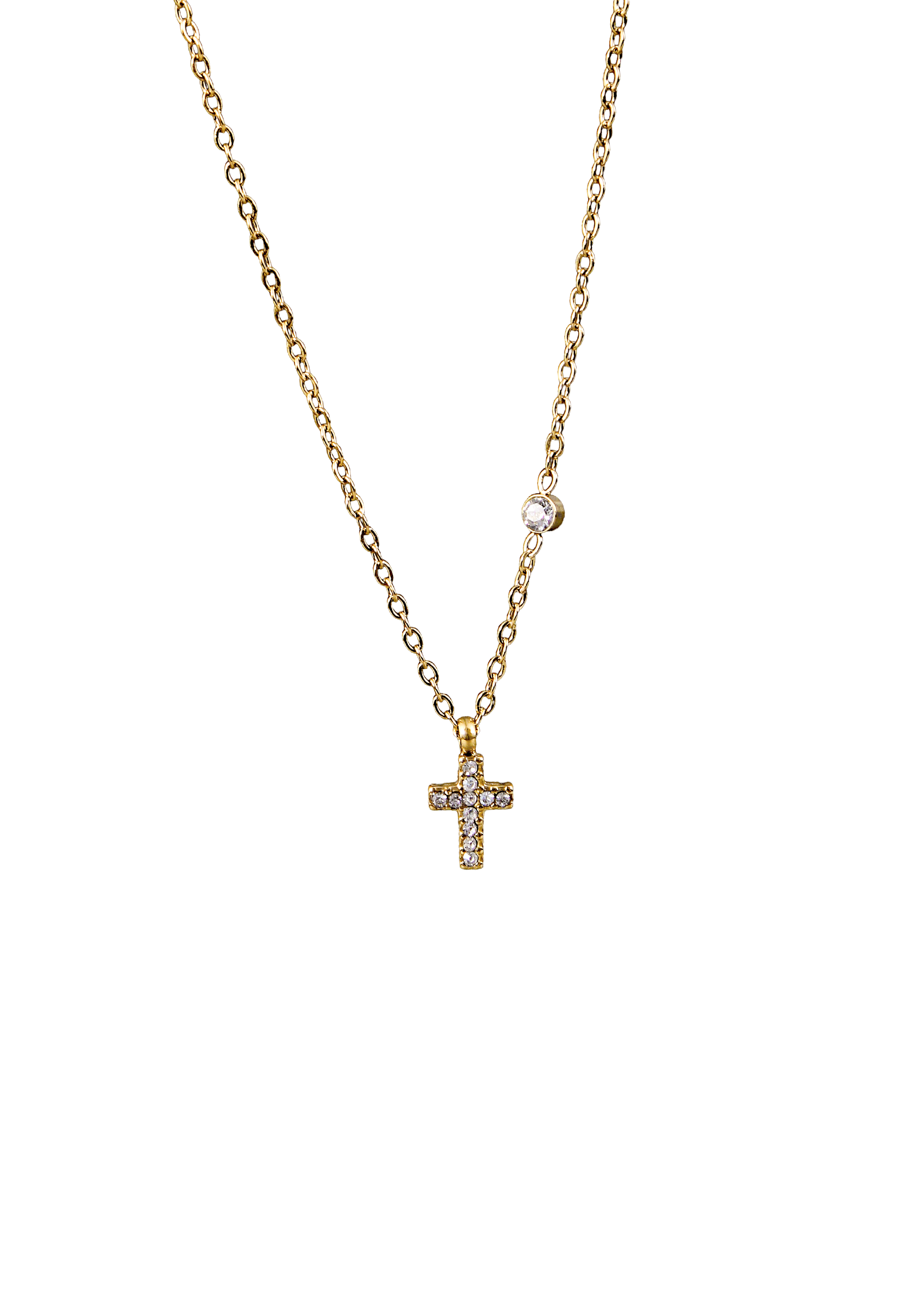 Crystal Cross Necklace