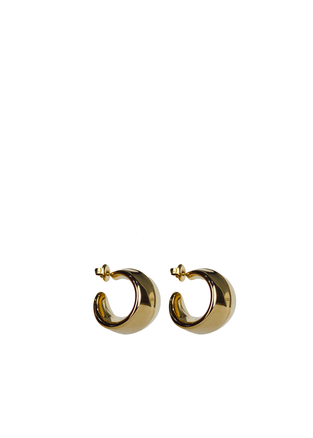Chunky Open-Hoop Earrings