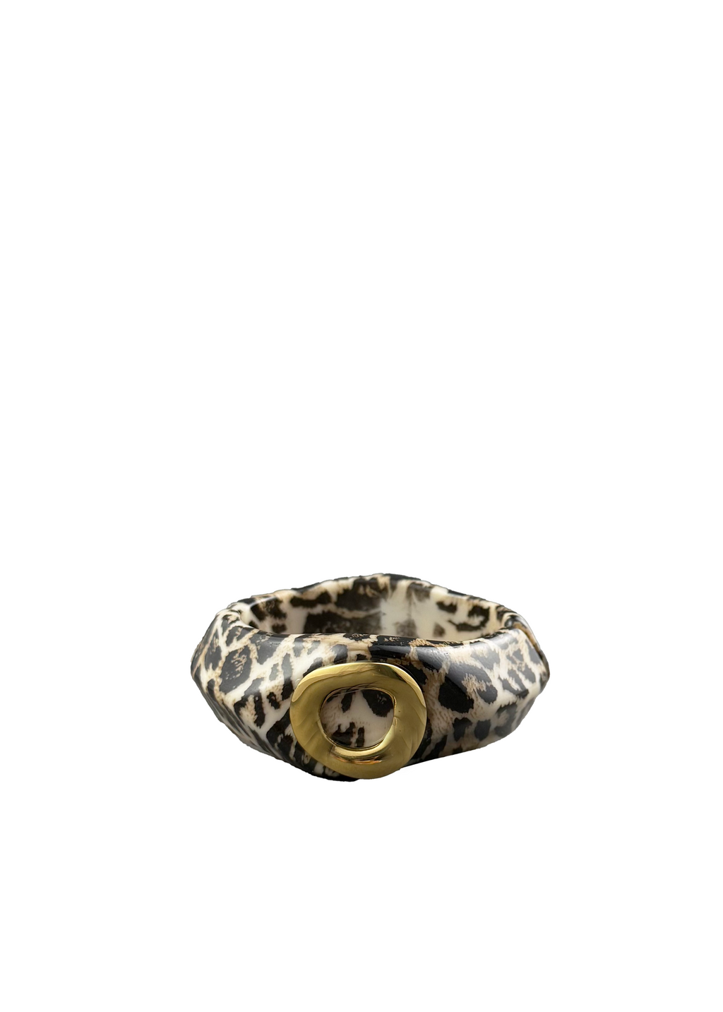 Animal Print Resin Bangle
