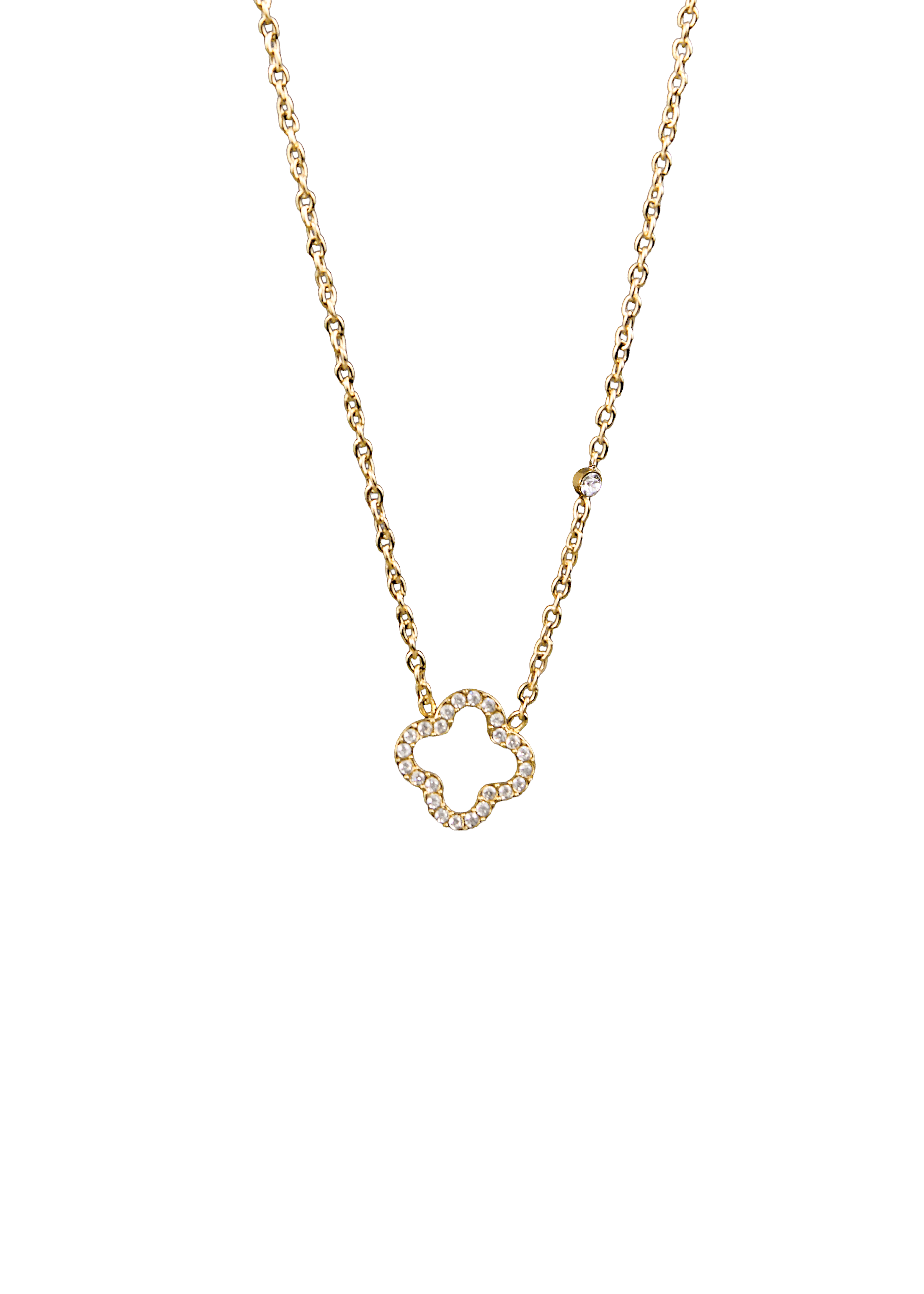 Crystal Flower Necklace