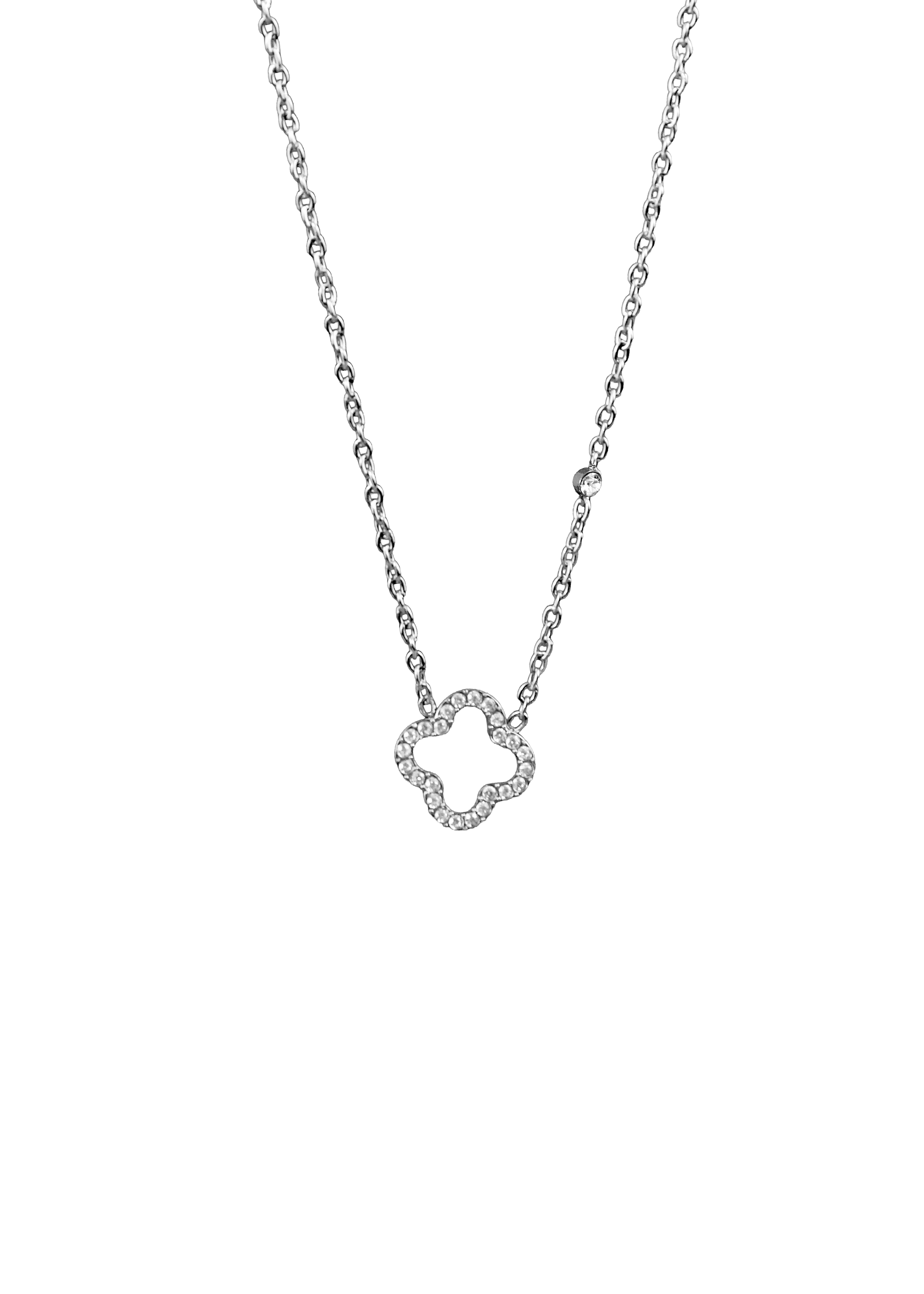 Crystal Flower Necklace