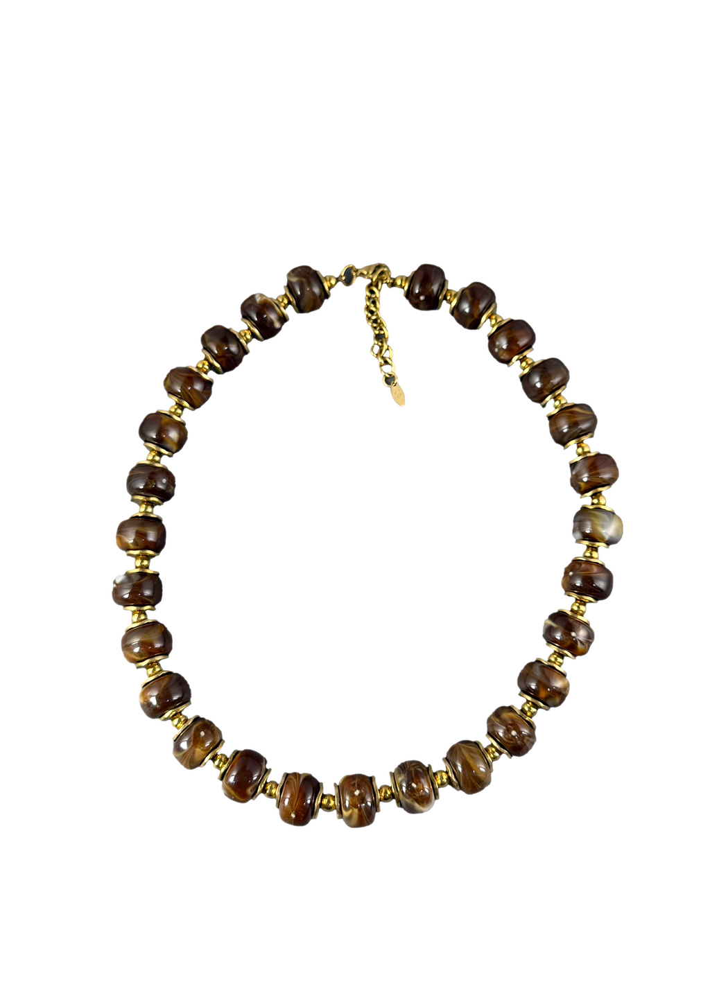 Marbled Beaded Necklace