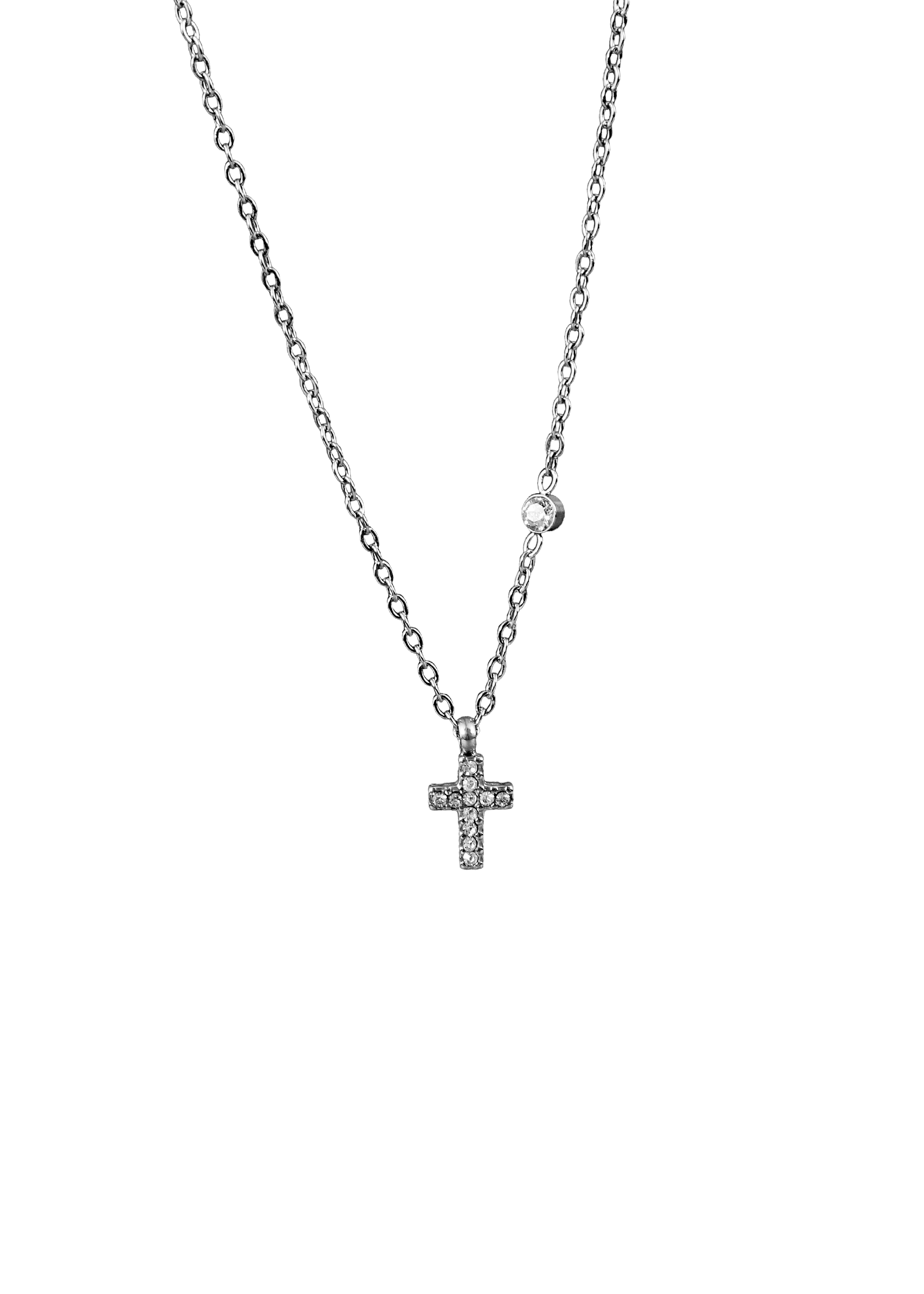 Crystal Cross Necklace