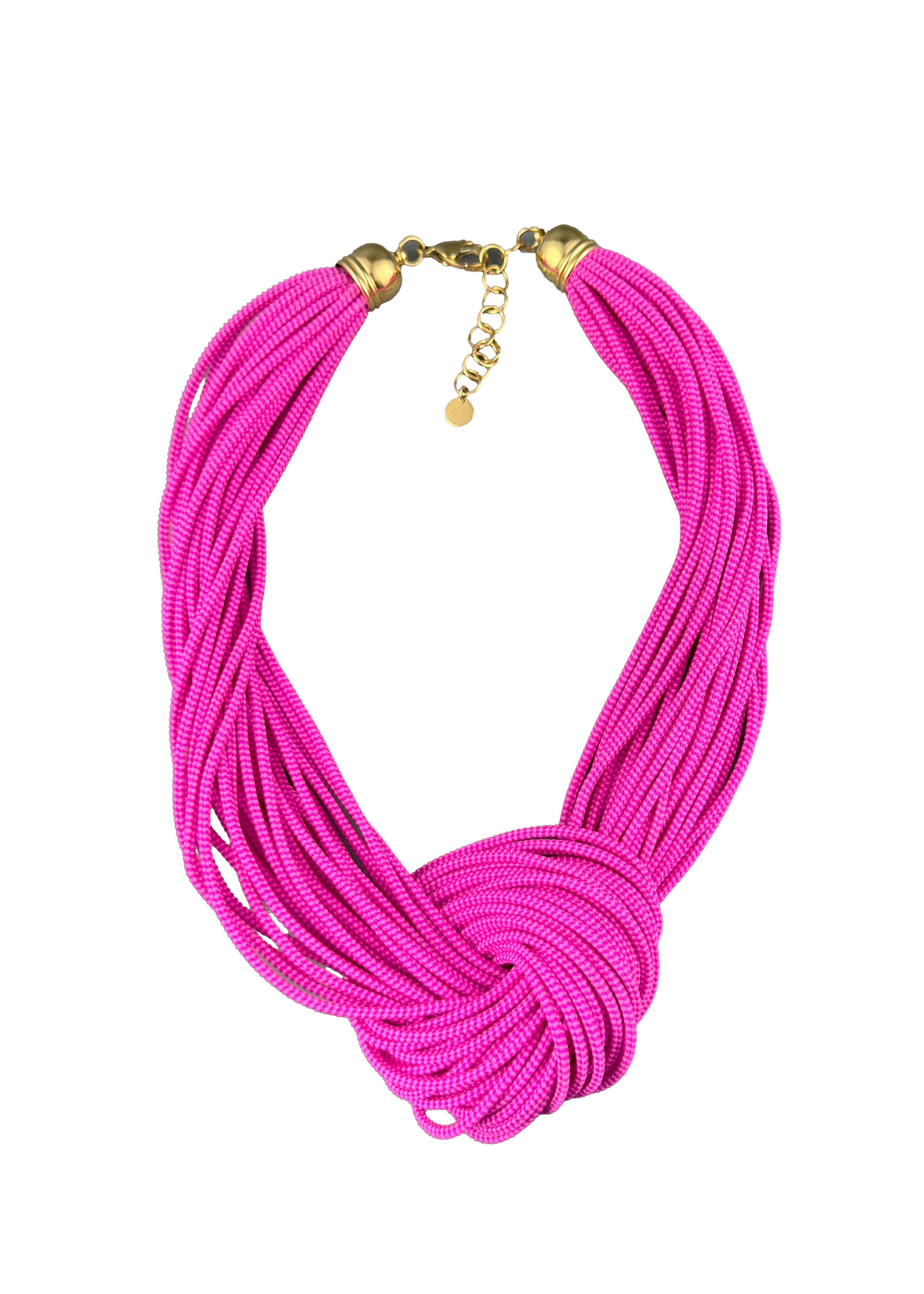 Multi-Strand Rope Knot Necklace