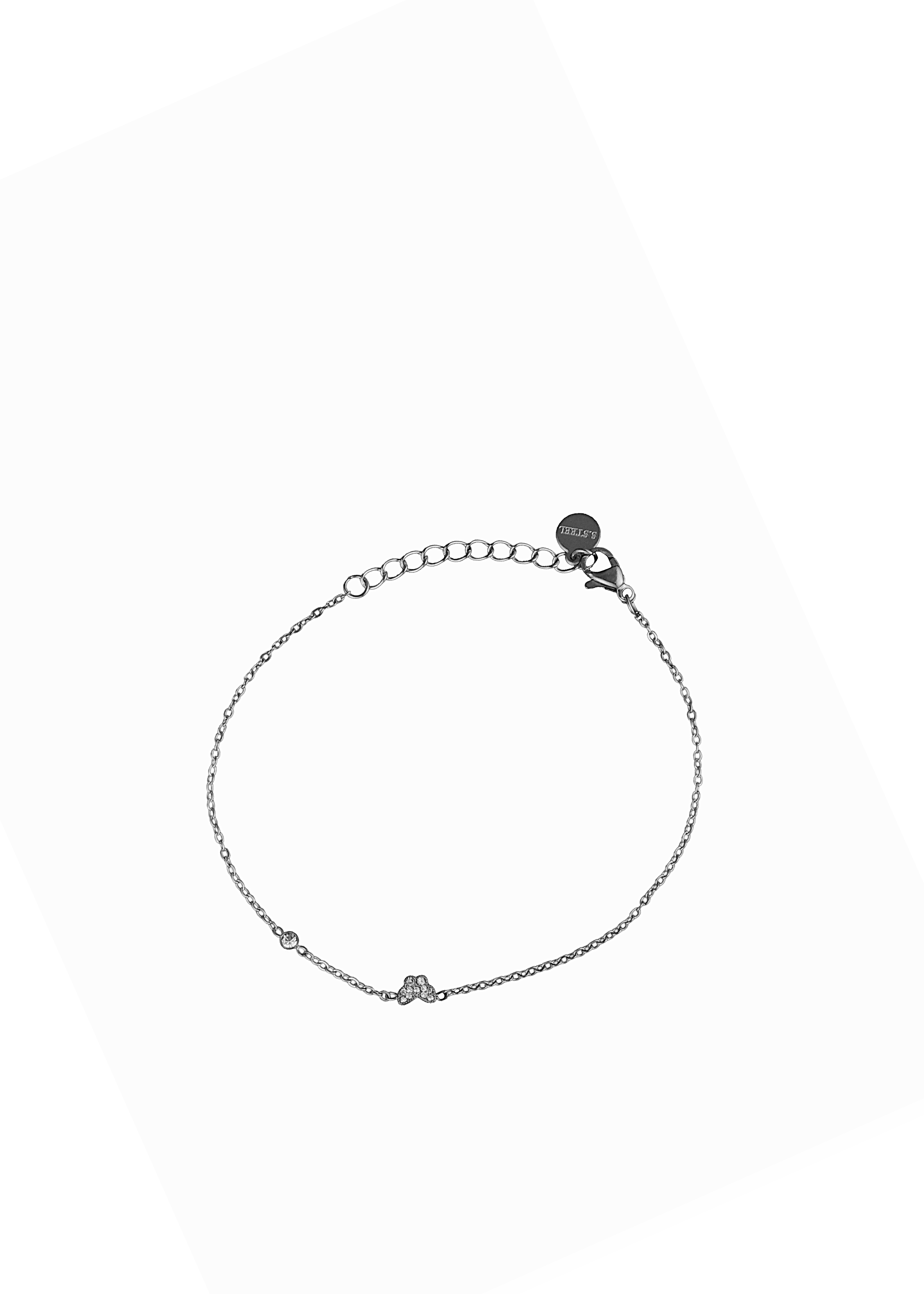 Minimal Butterfly Crystal Bracelet