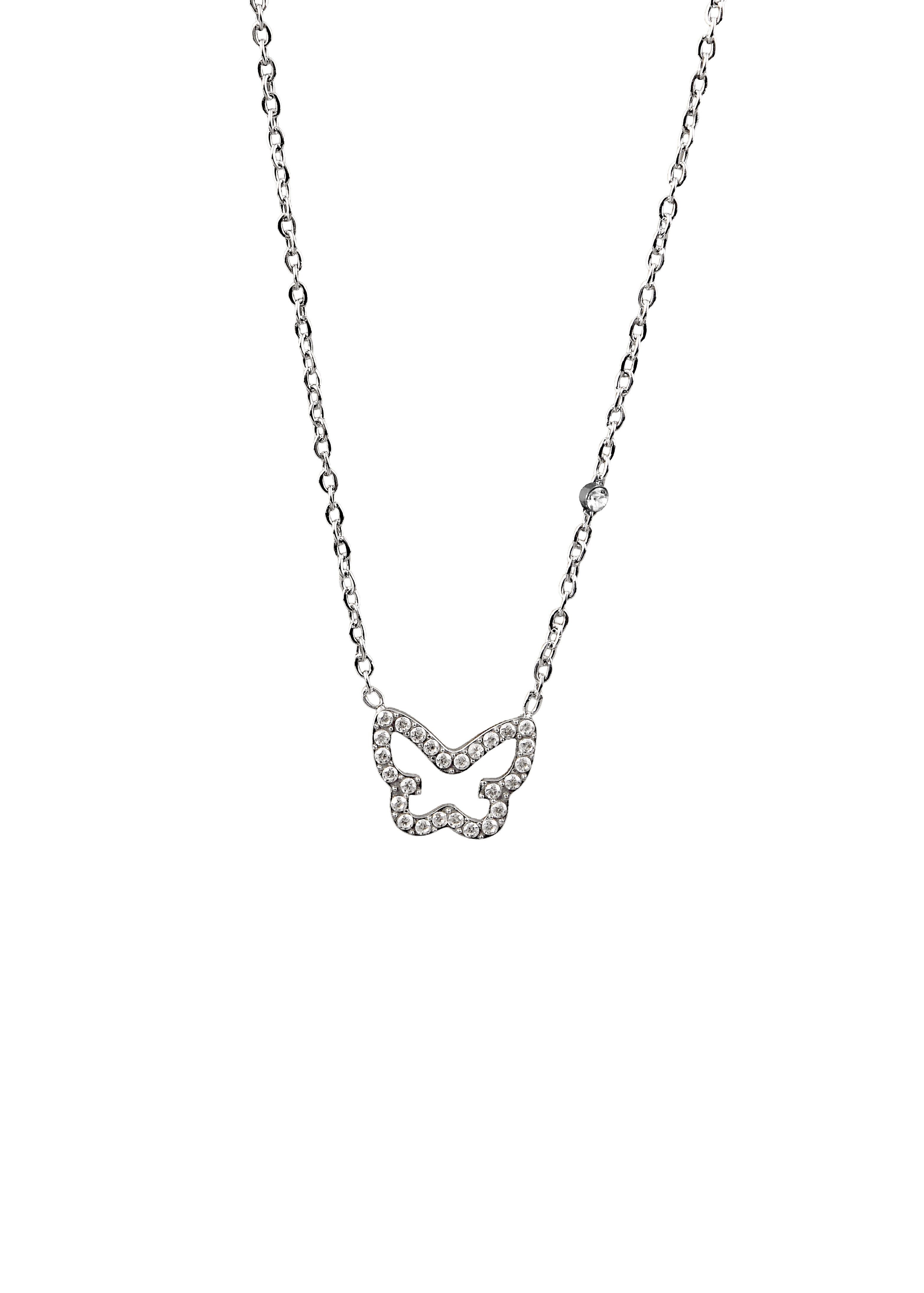 Crystal Butterfly Necklace
