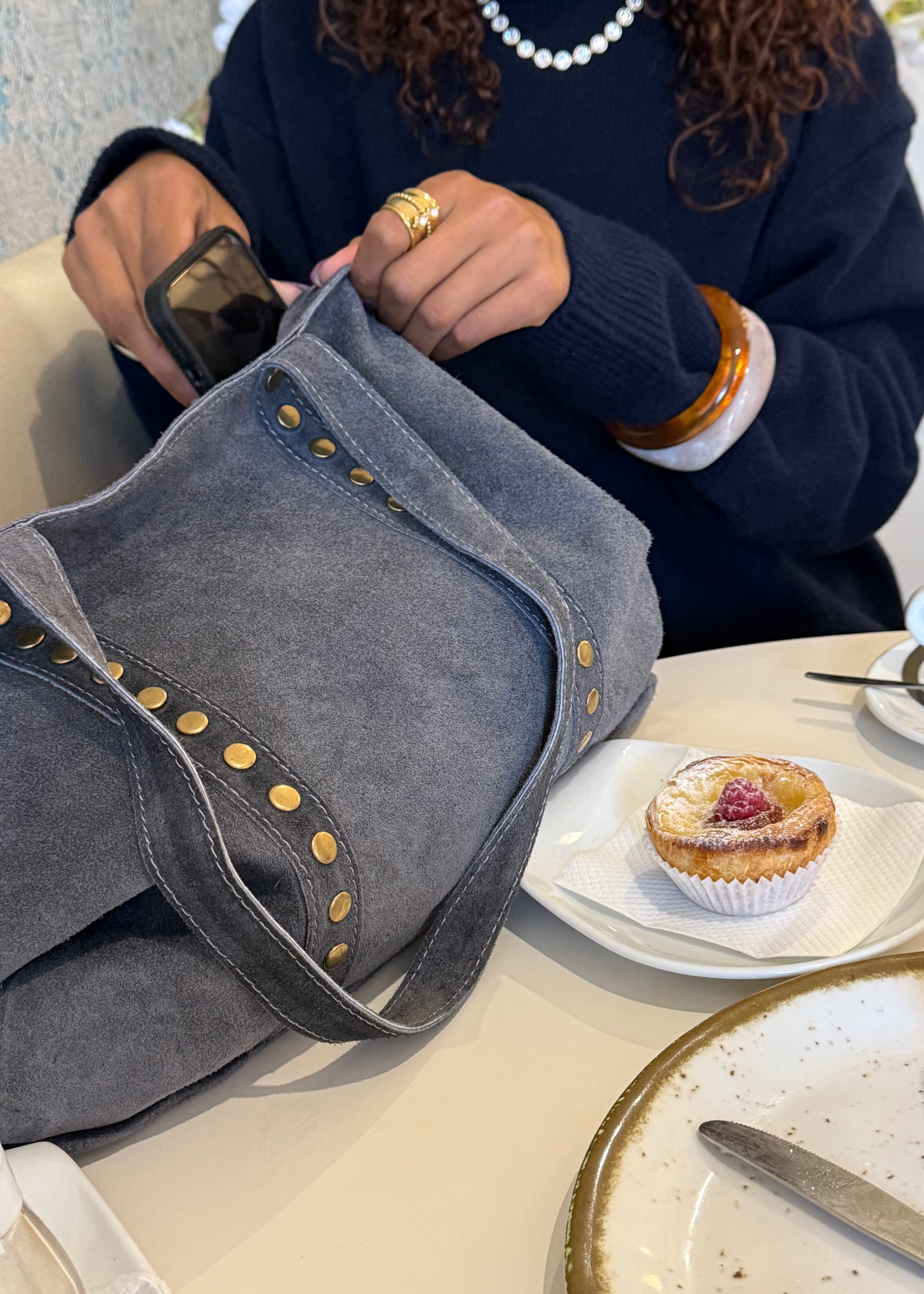 Caramel Marbled Thin Resin Bangle