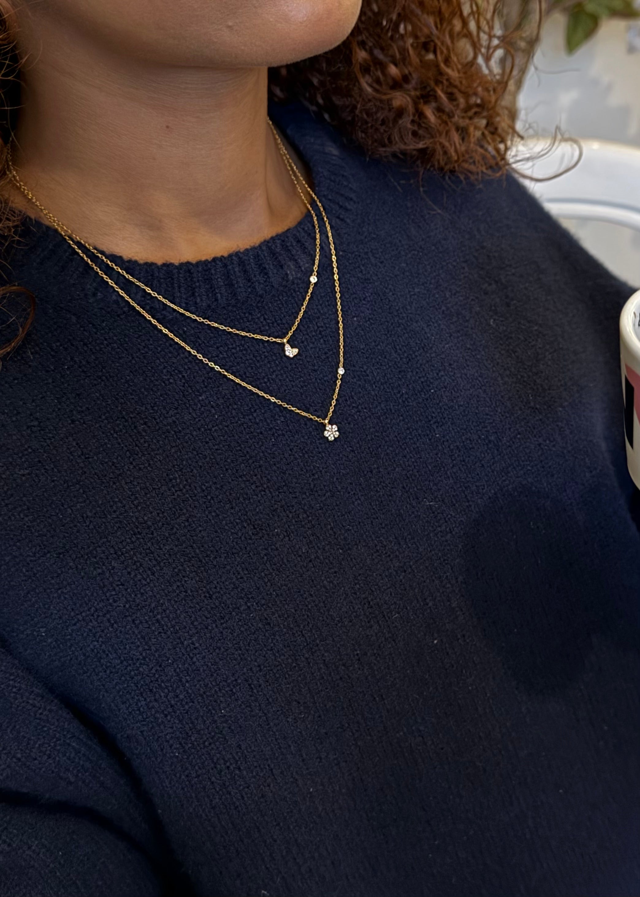 Crystal Cross Necklace