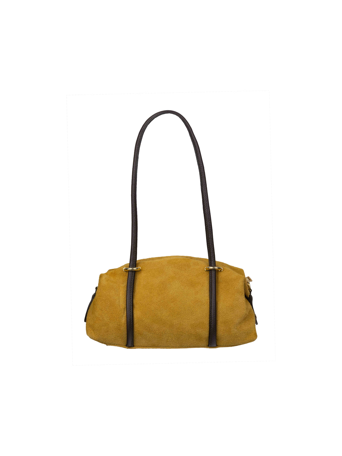Structured Zip Shoulder Bag