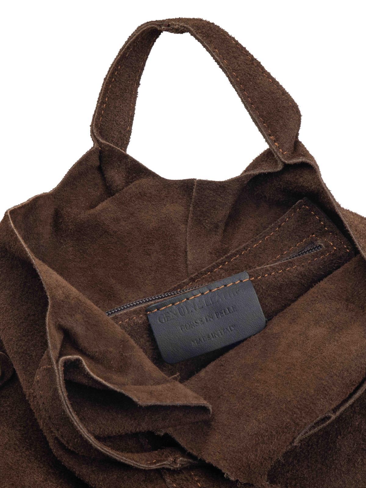 Foldable Suede Tote Bag