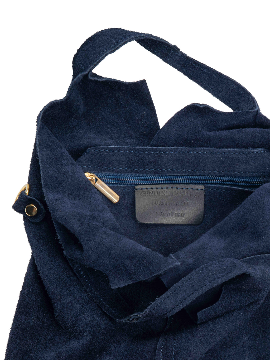 Foldable Suede Tote Bag