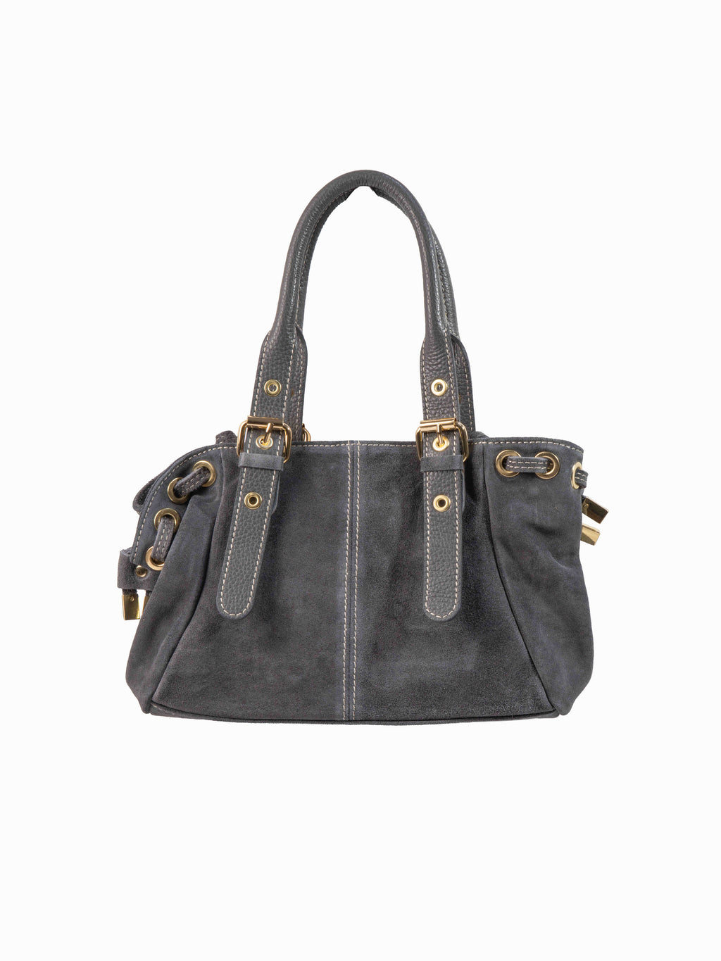 Suede Carryall Bag