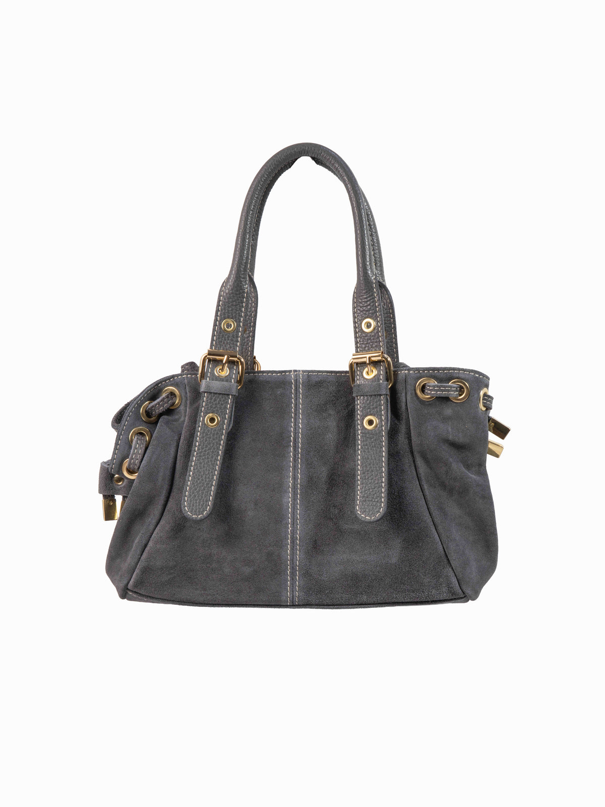 Suede Carryall Bag