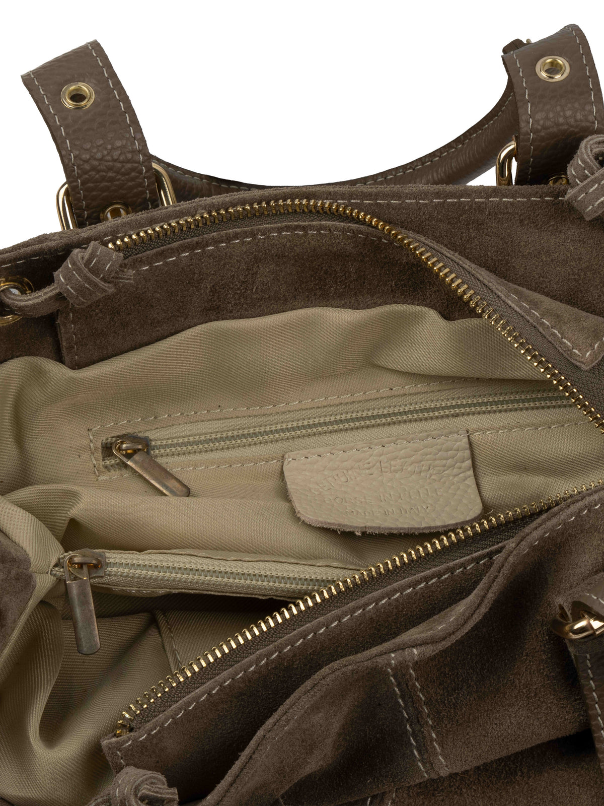 Suede Carryall Bag