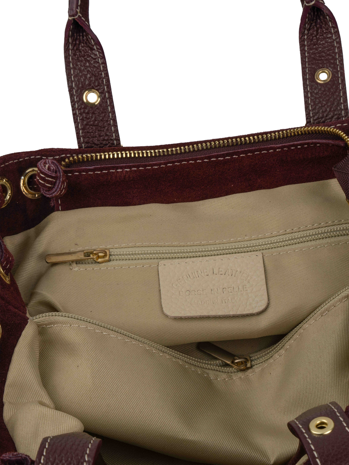 Suede Carryall Bag