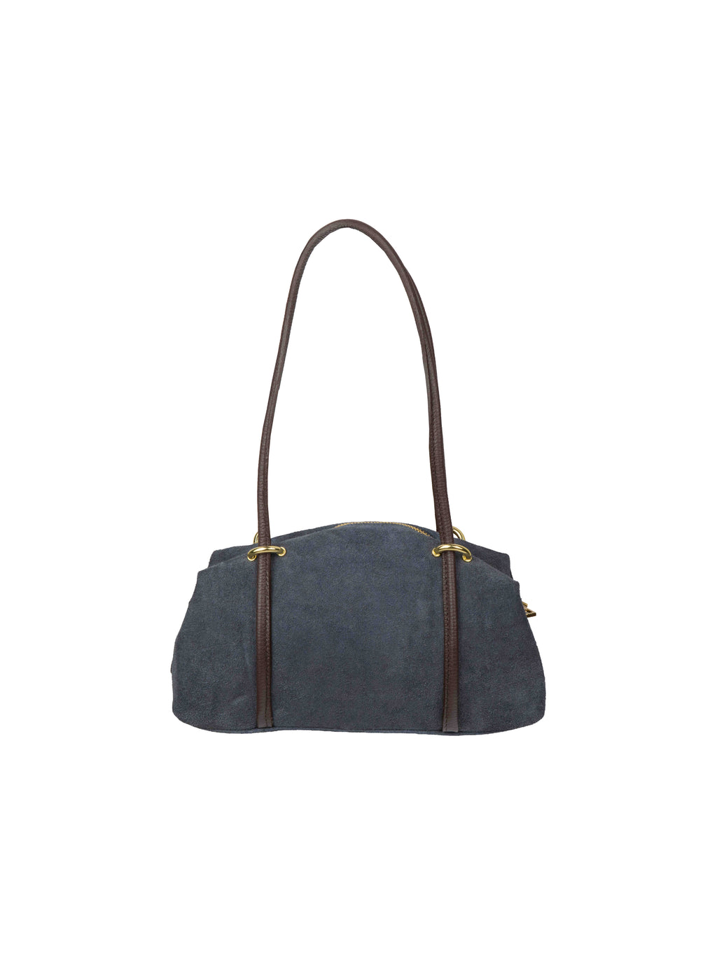 Structured Zip Shoulder Bag