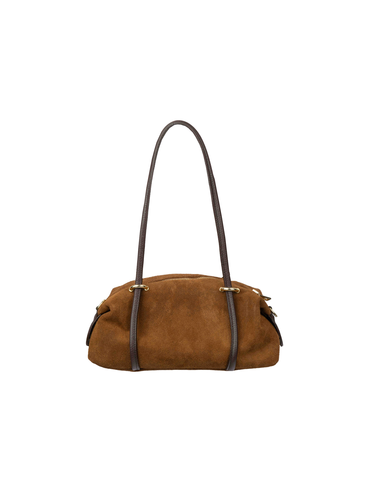 Structured Zip Shoulder Bag