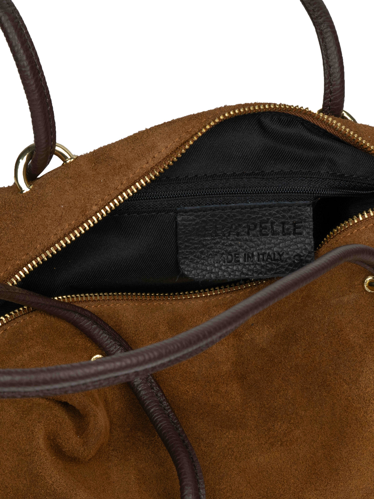 Structured Zip Shoulder Bag