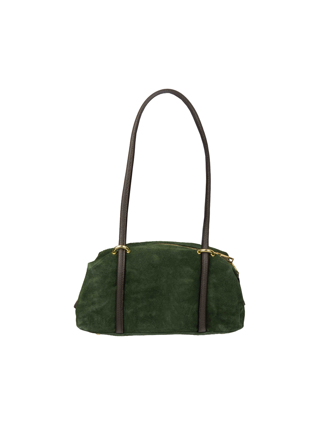 Structured Zip Shoulder Bag