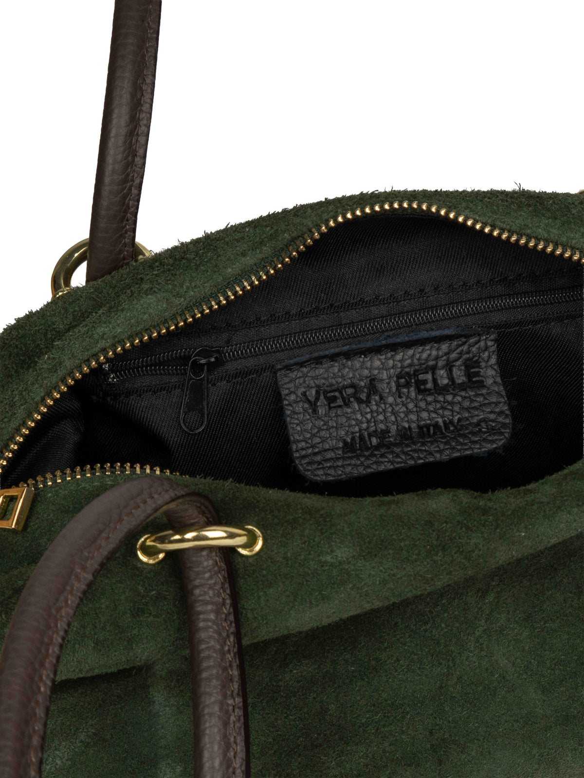Structured Zip Shoulder Bag