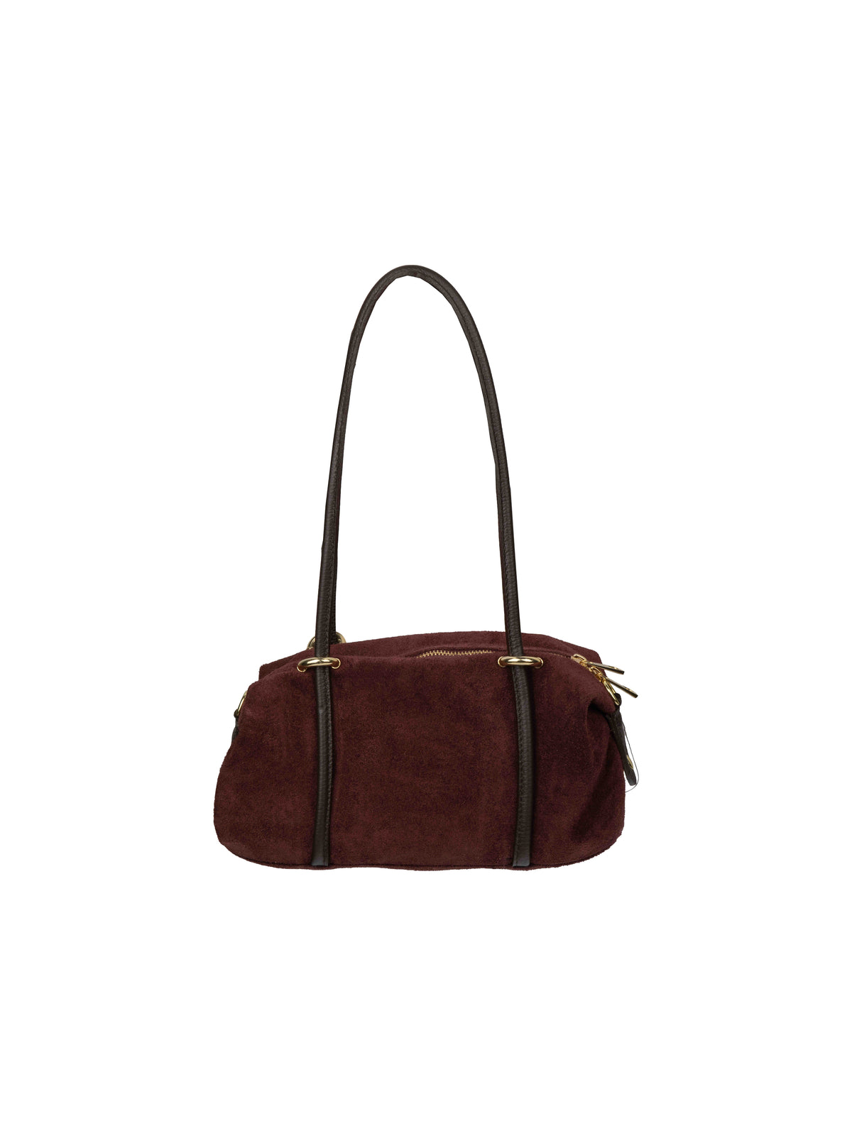 Structured Zip Shoulder Bag