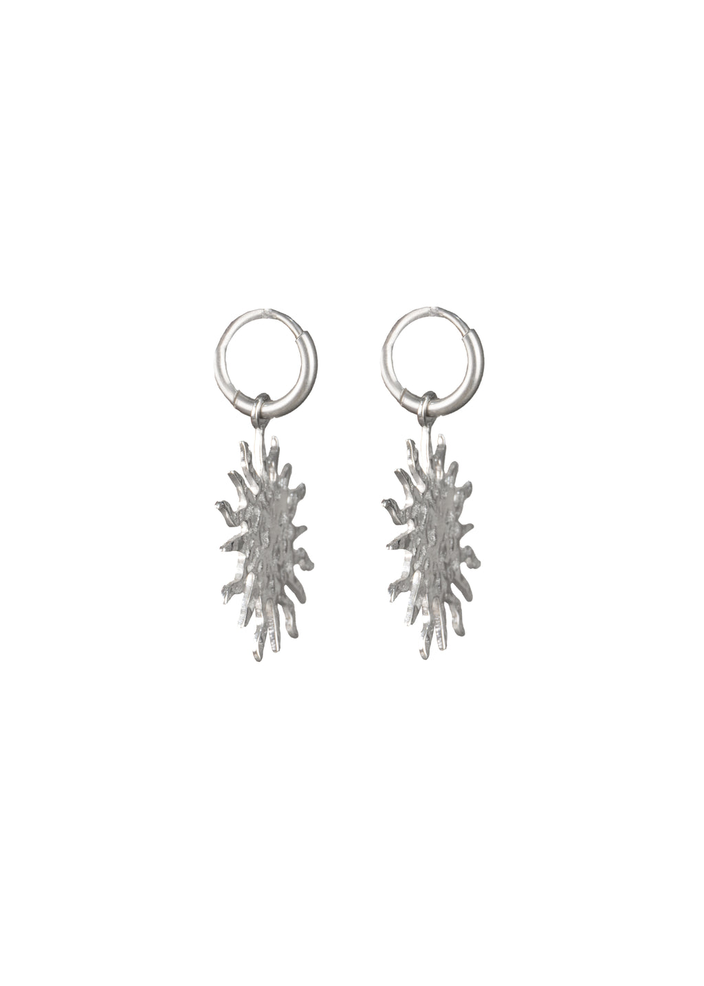 Textured Sun Drop Earrings