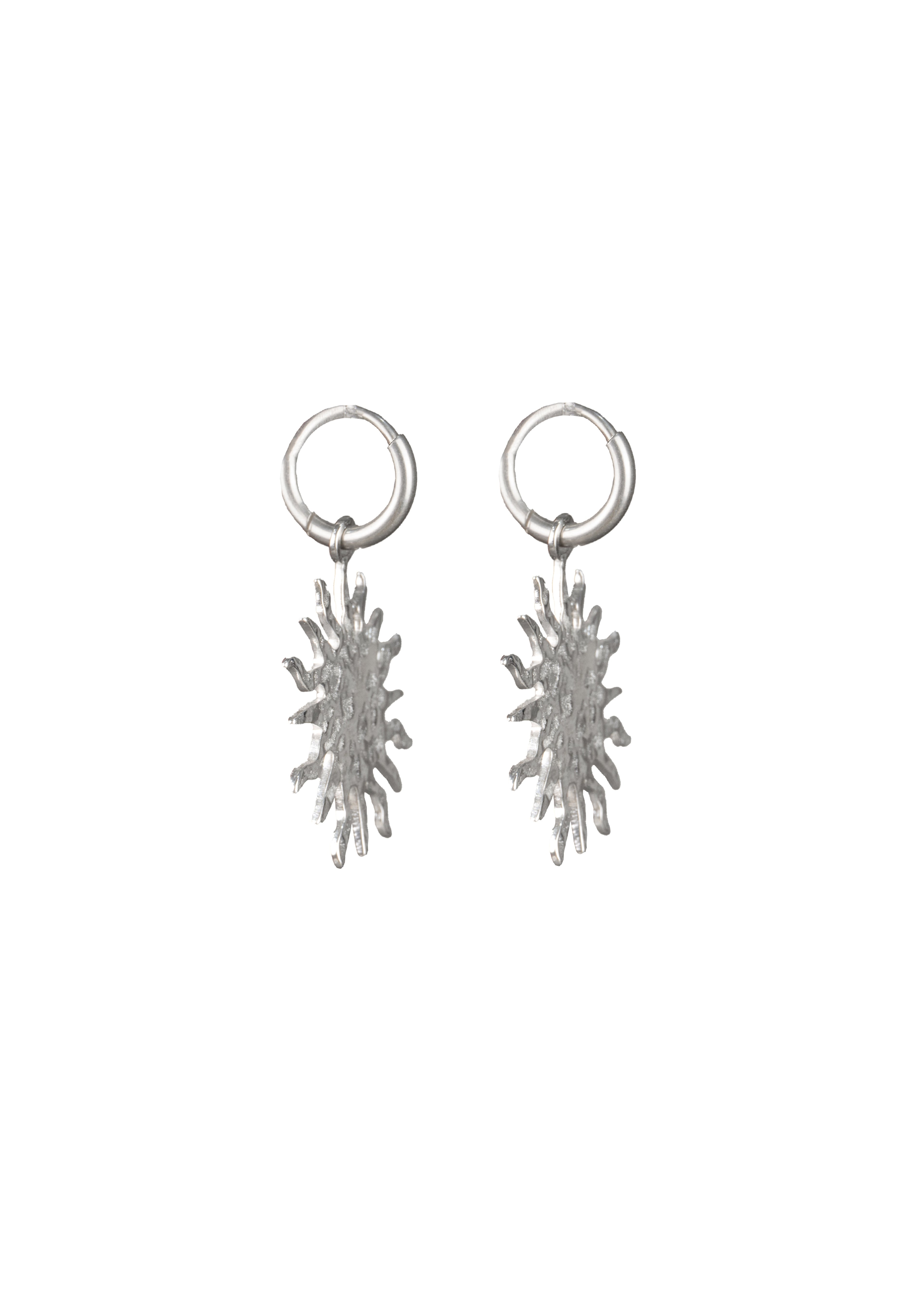 Textured Sun Drop Earrings