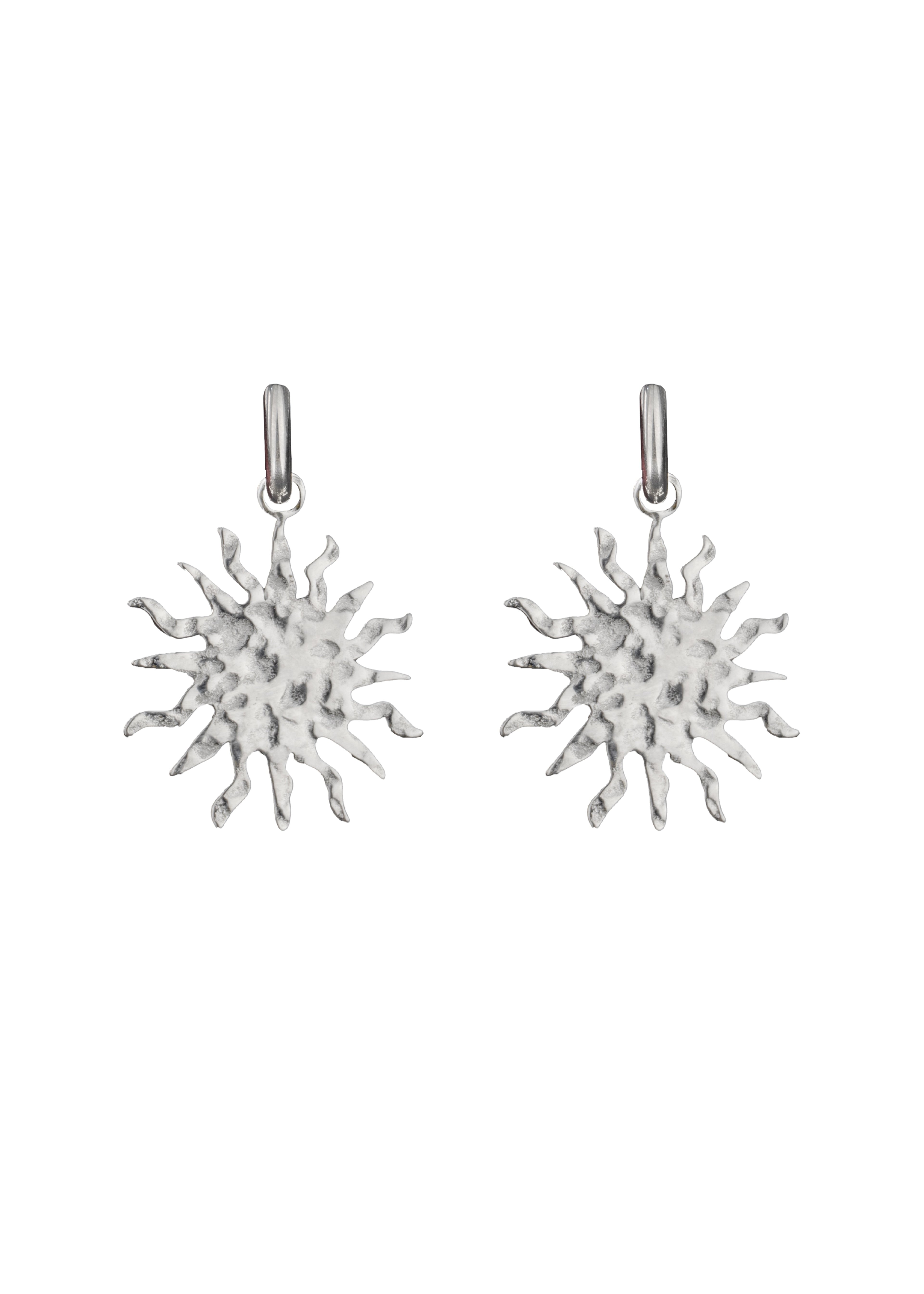 Textured Sun Drop Earrings