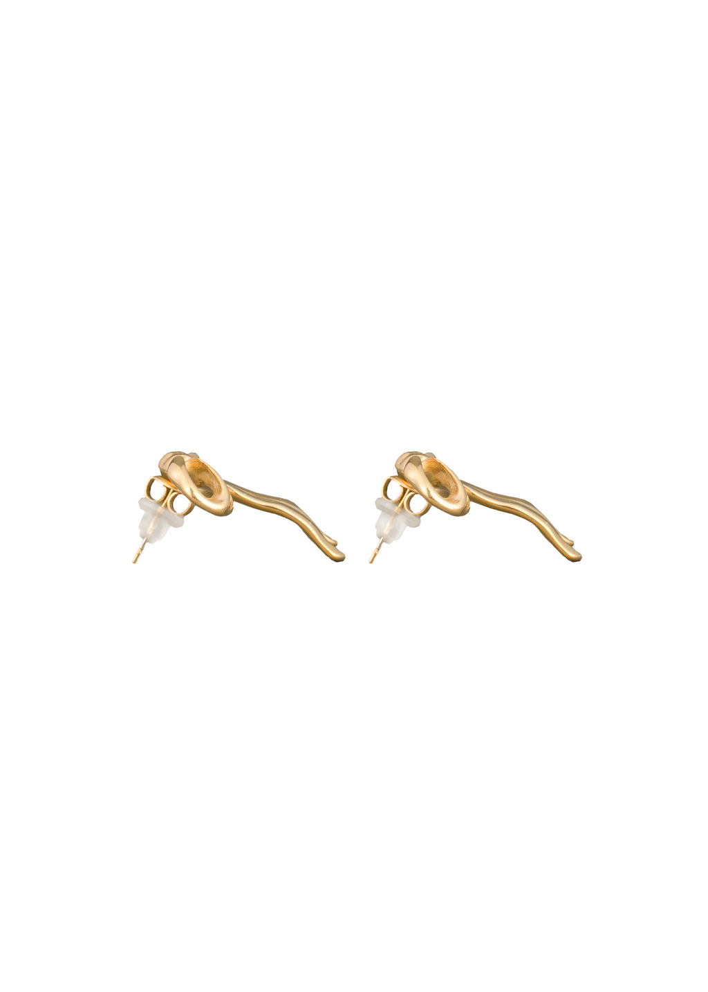 Bow-Shaped Stud Earrings