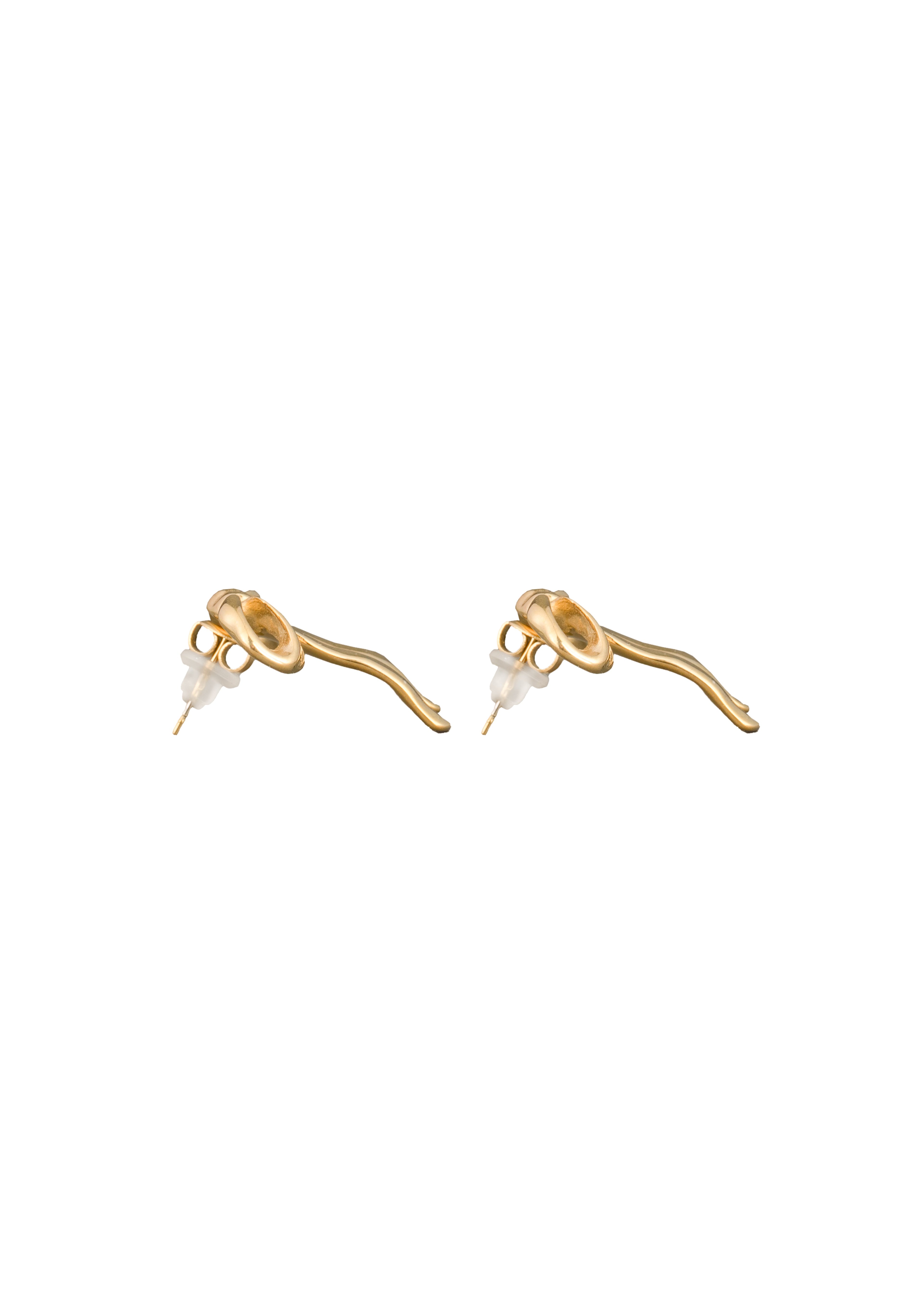Bow-Shaped Stud Earrings