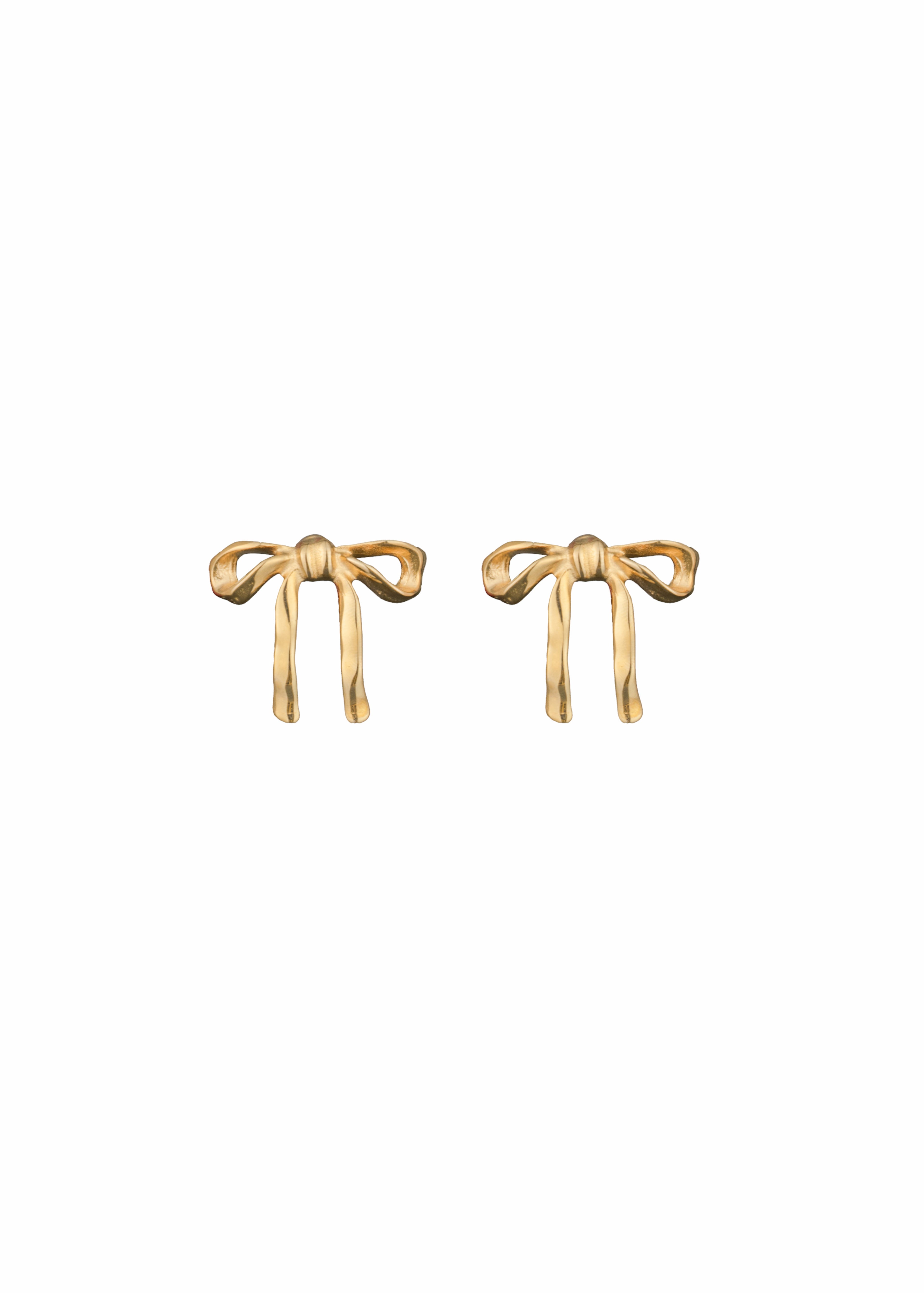 Bow-Shaped Stud Earrings